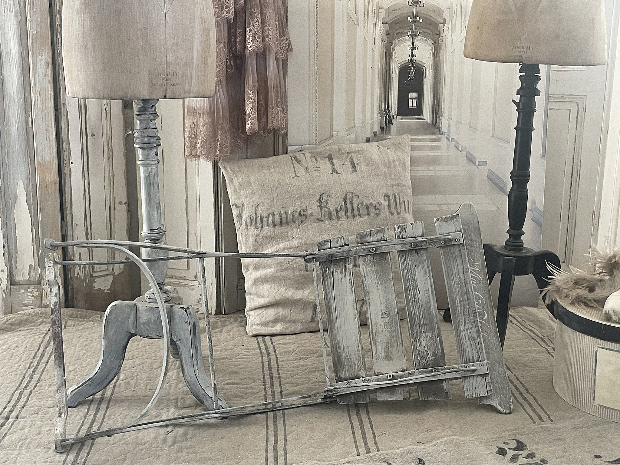 Brocante alter Gartenstuhl Loisel*** Brocante alter Gartenstuhl Loisel***