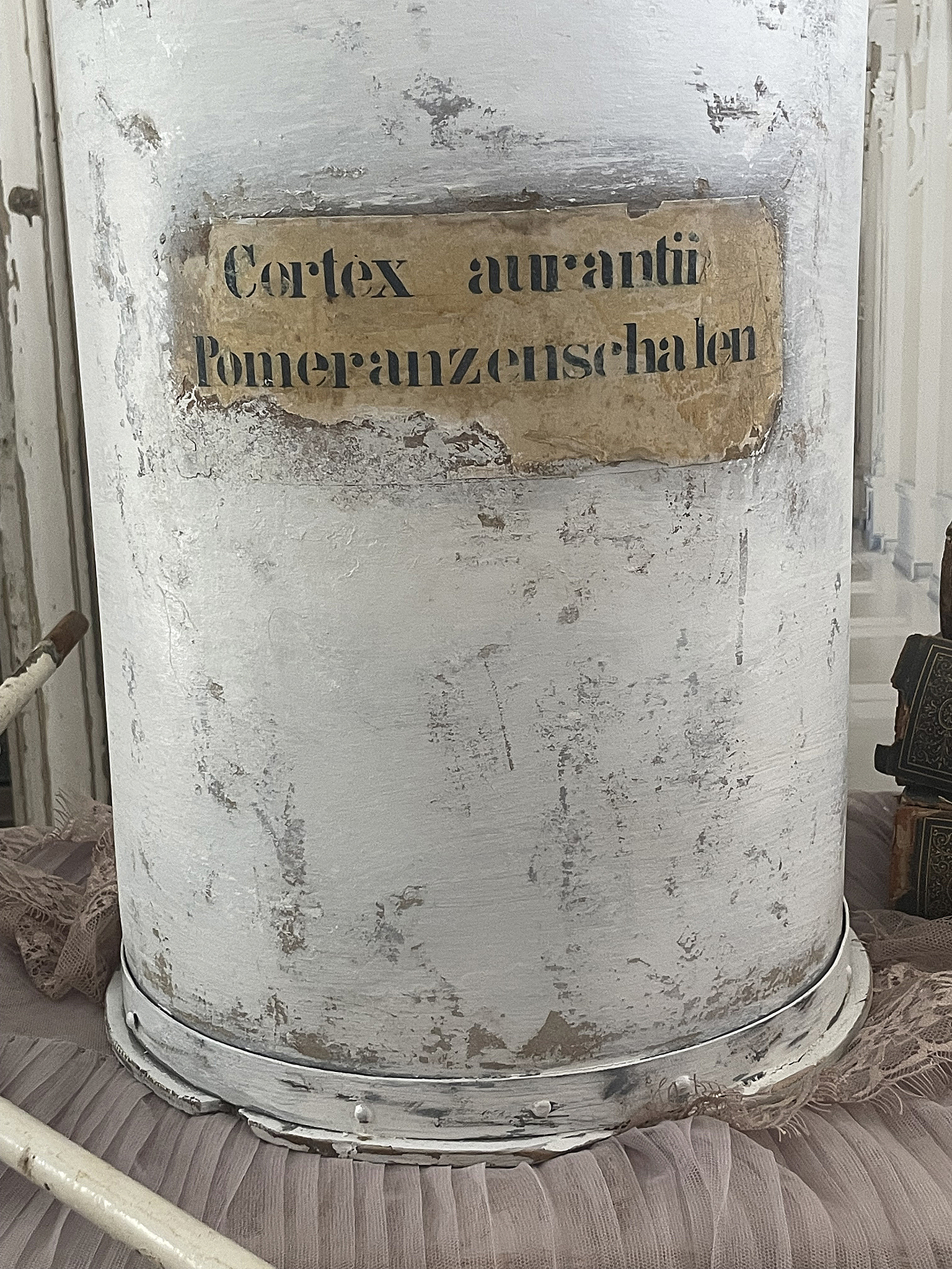 Große antike Apothekertonne*** Große antike Apothekertonne***