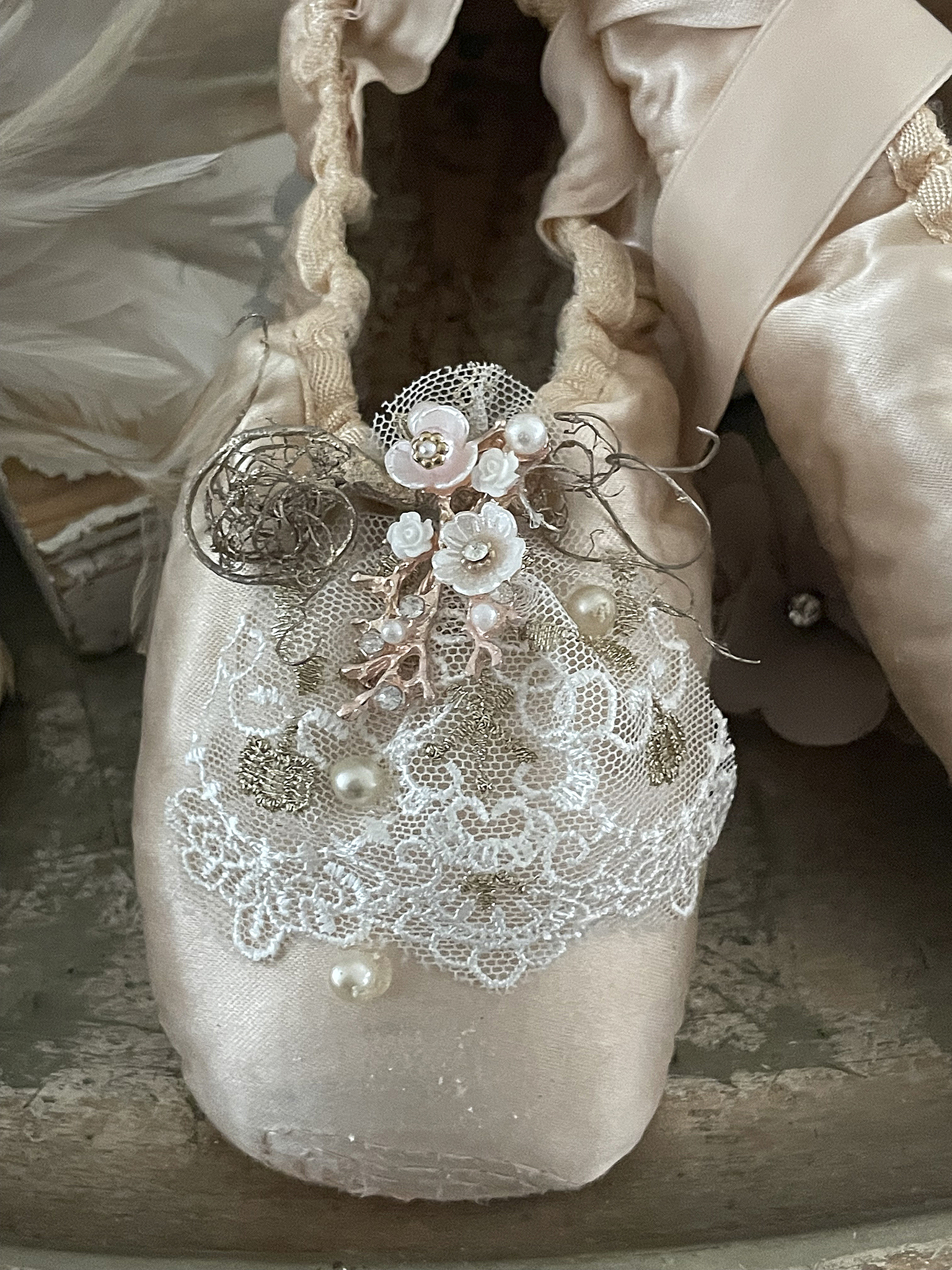 Spitzenschuhe Brocante mit Spitze*** Spitzenschuhe Brocante mit Spitze***