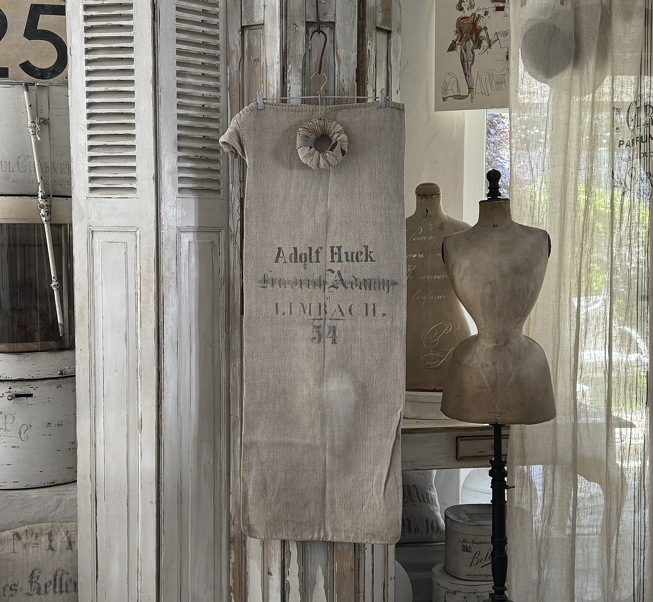 Alter Leinensack/ Mehlsack 54***