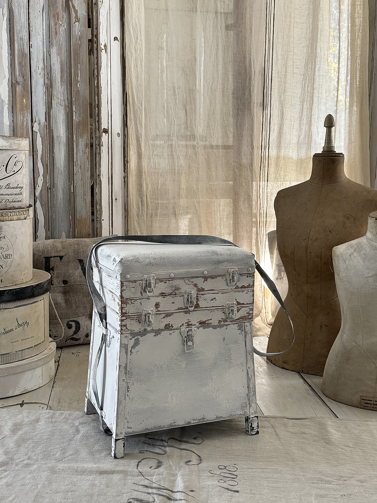 Sitzhocker Angelhocker/ Vintage***