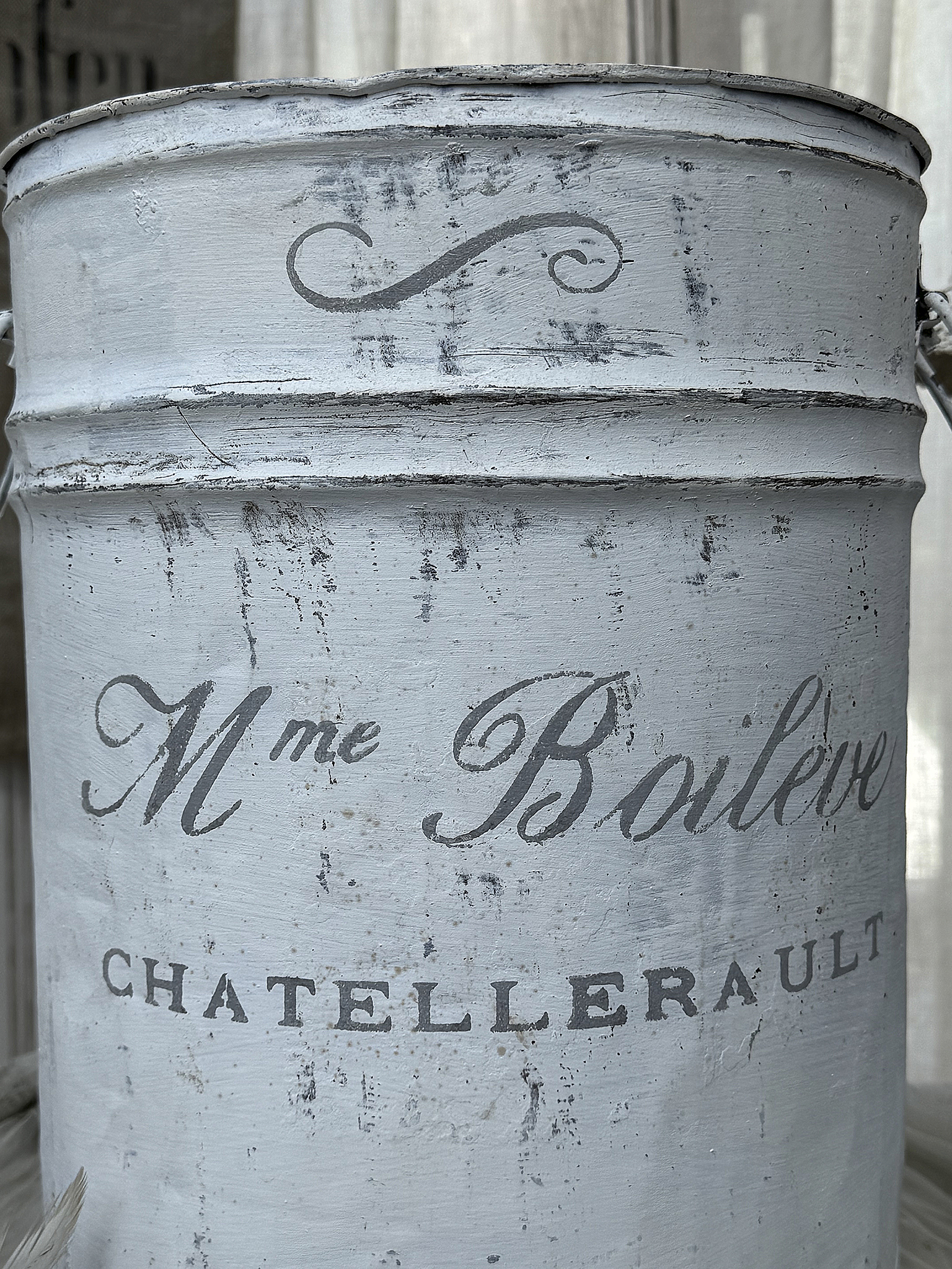 Alter Zinkeimer Boileve