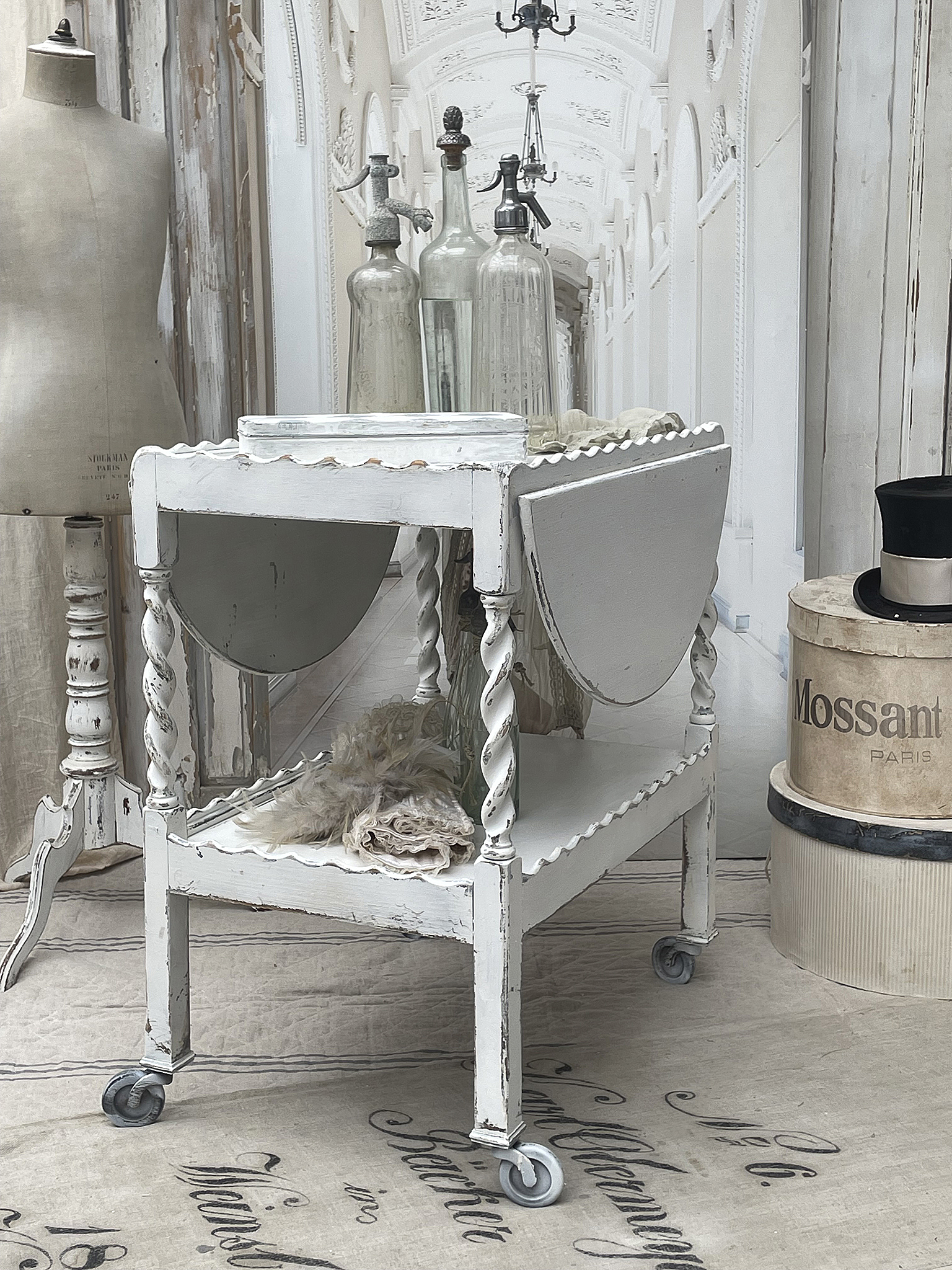Antiker Klapp/Servierwagen Shabby*** Antiker Klapp/Servierwagen Shabby***