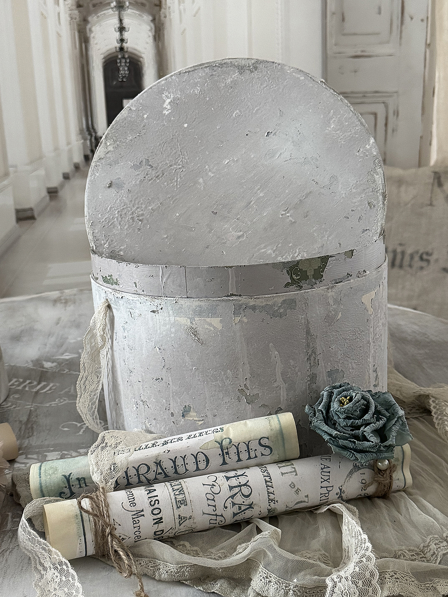 Charmante Hutschachtel mit Deko*** 