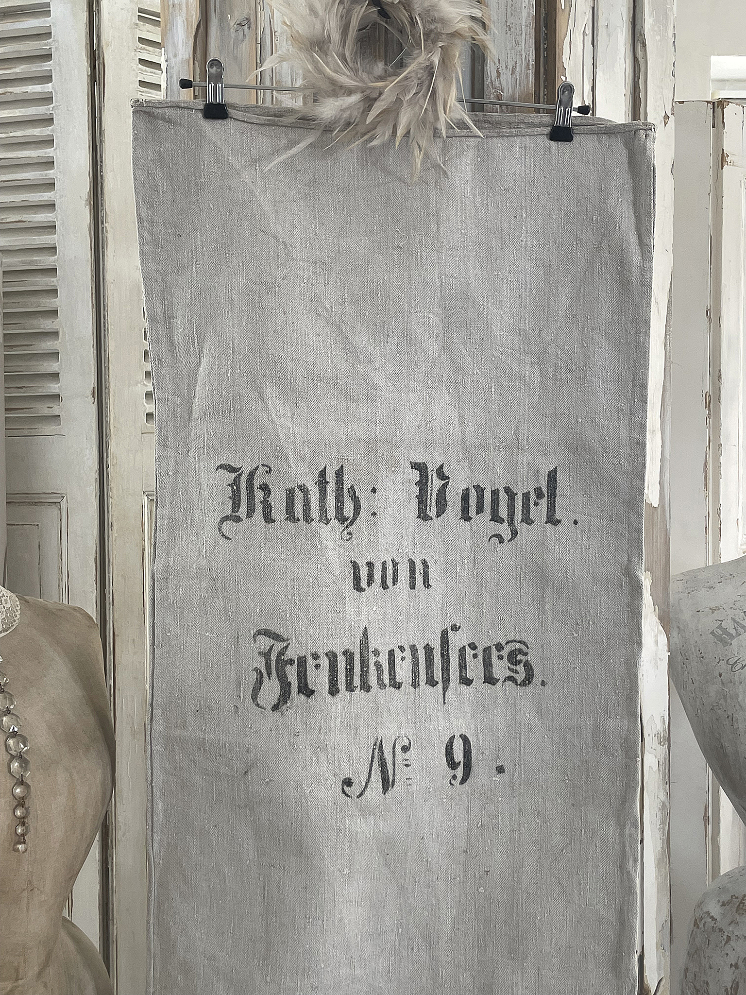 Alter Leinensack/ Mehlsack No.9***
