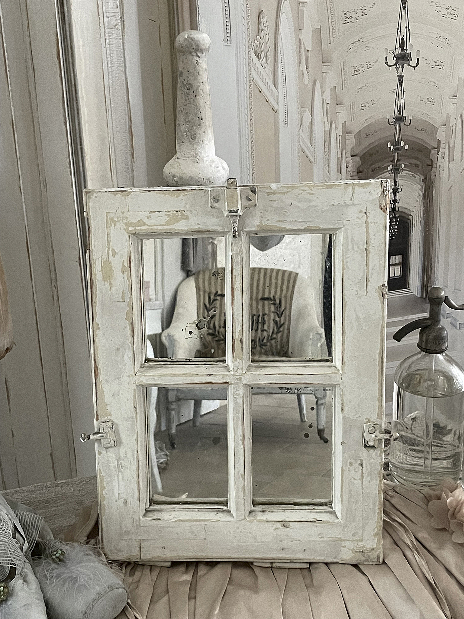 Kleines antikes Sprossen/Spiegelfenster*** Kleines antikes Sprossen/Spiegelfenster***