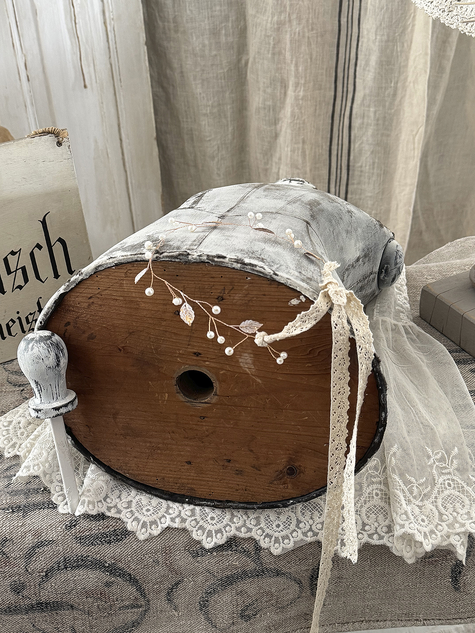 Zauberhafter antiker Kindertorso aus Frankreich – Vintage-Unikat mit wunderschöner Patina***