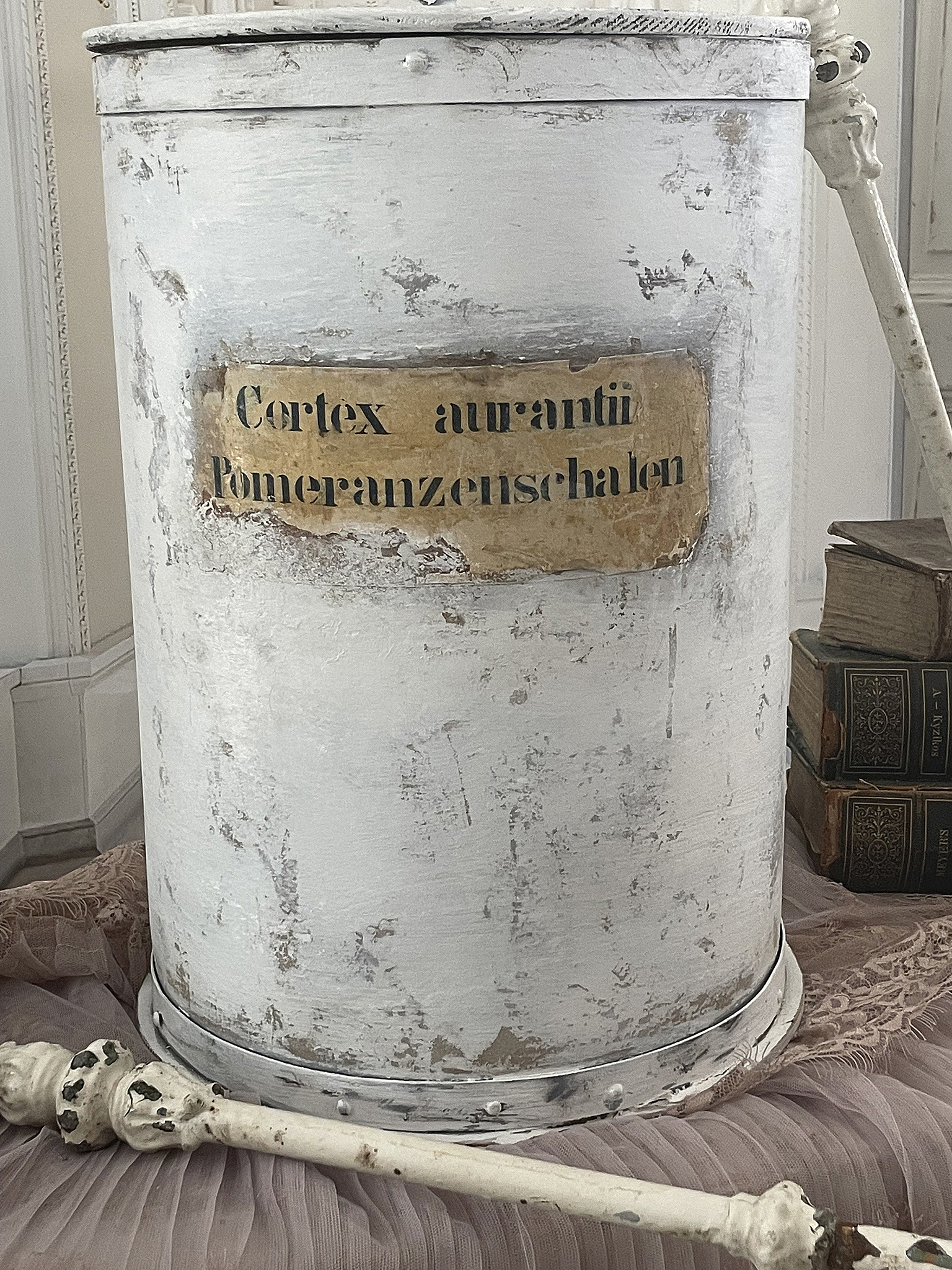Große antike Apothekertonne*** Große antike Apothekertonne***