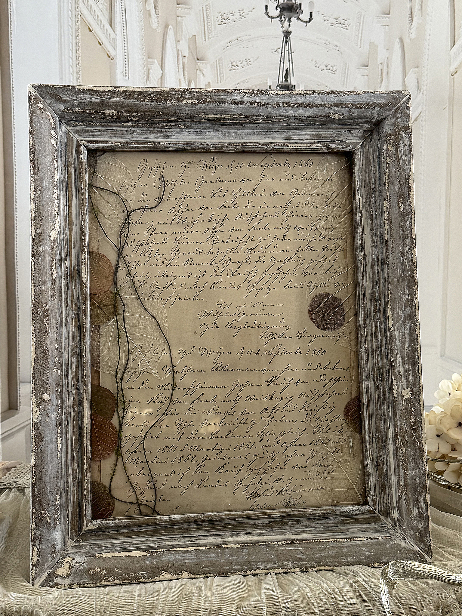 Charakterstarkes, Vintage-Bild – ein Hauch Geschichte in vollendeter Shabby-Ästhetik***