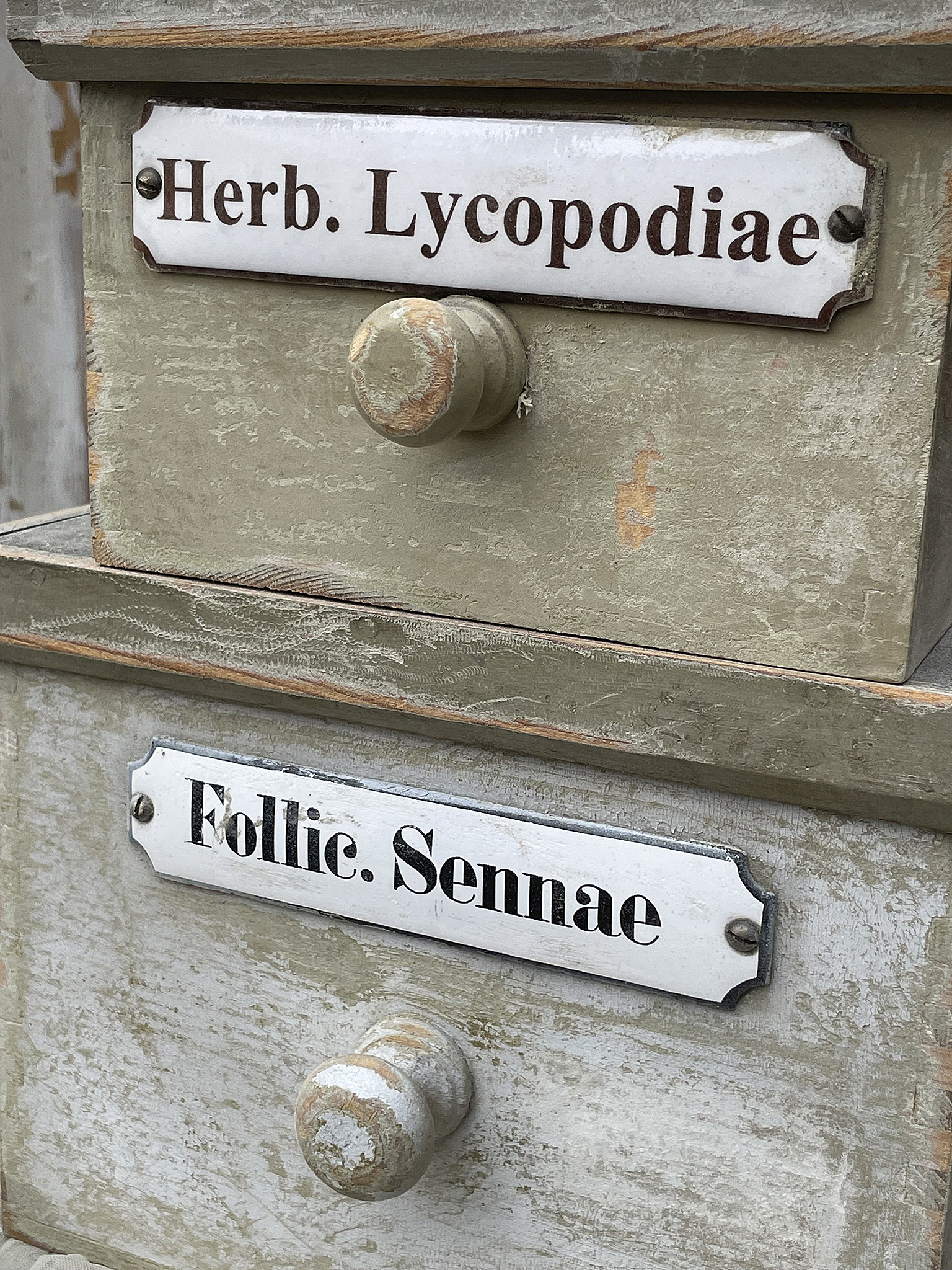 Duo alte Holz Apothekerkisten mit Deckel im original Lack*** Duo alte Holz Apothekerkisten mit Deckel im original Lack***