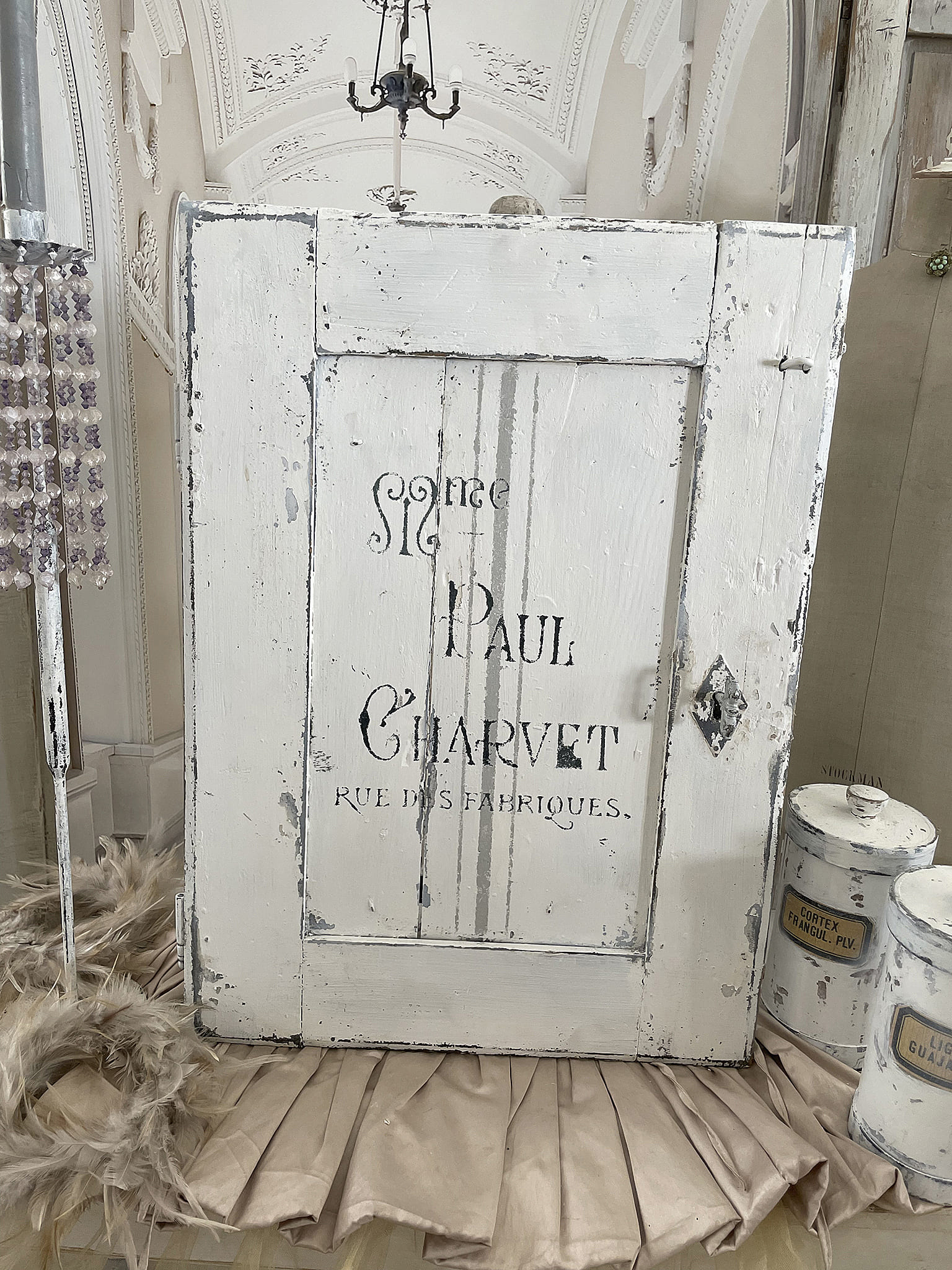 Alte Schranktür Paul Charvet