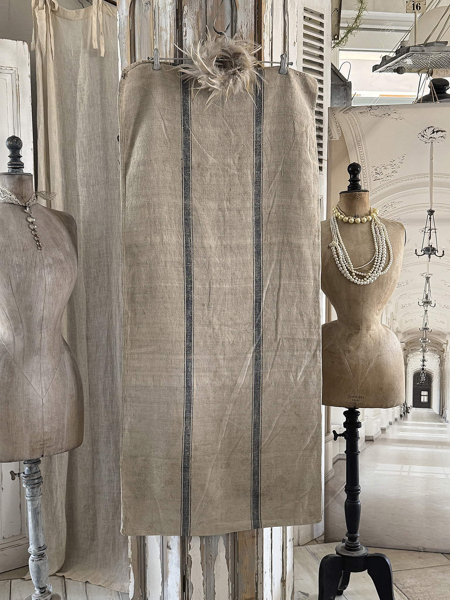 Antiker Leinsack / Mehlsack 1888***