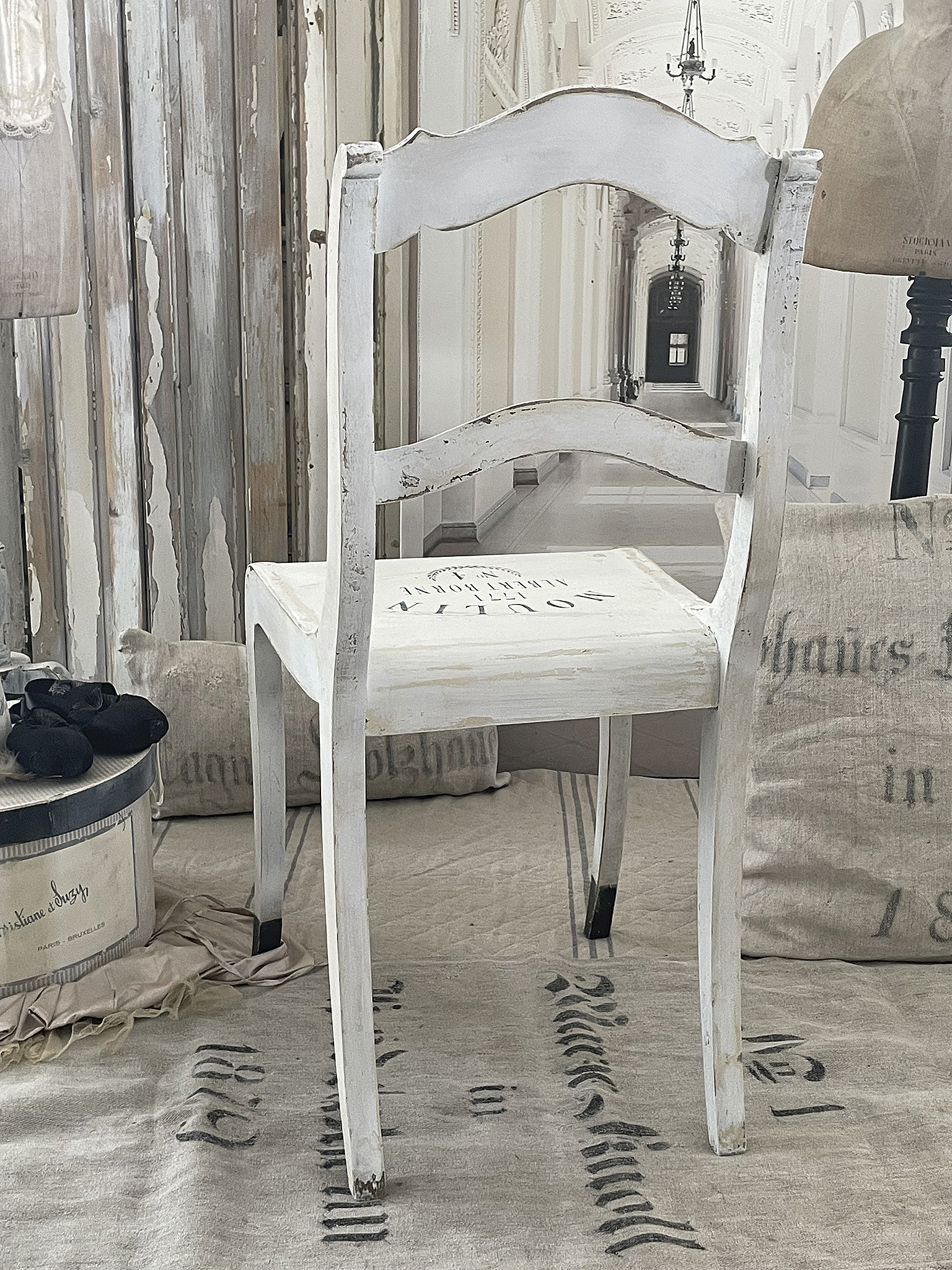 Antiker Shabby-Stuhl- Biedermeier*** Antiker Shabby-Stuhl- Biedermeier***