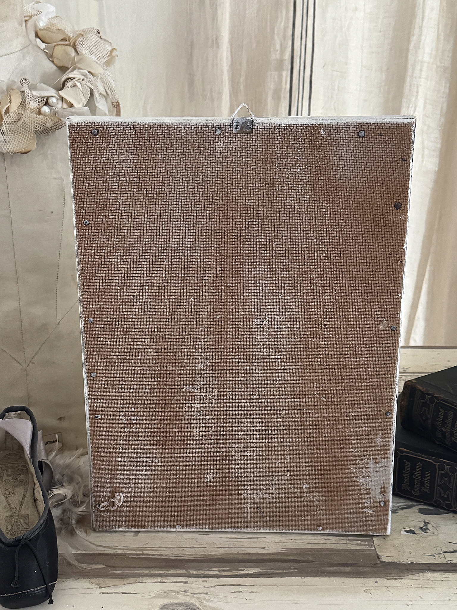  Kleiner antiker Wandspiegel ***