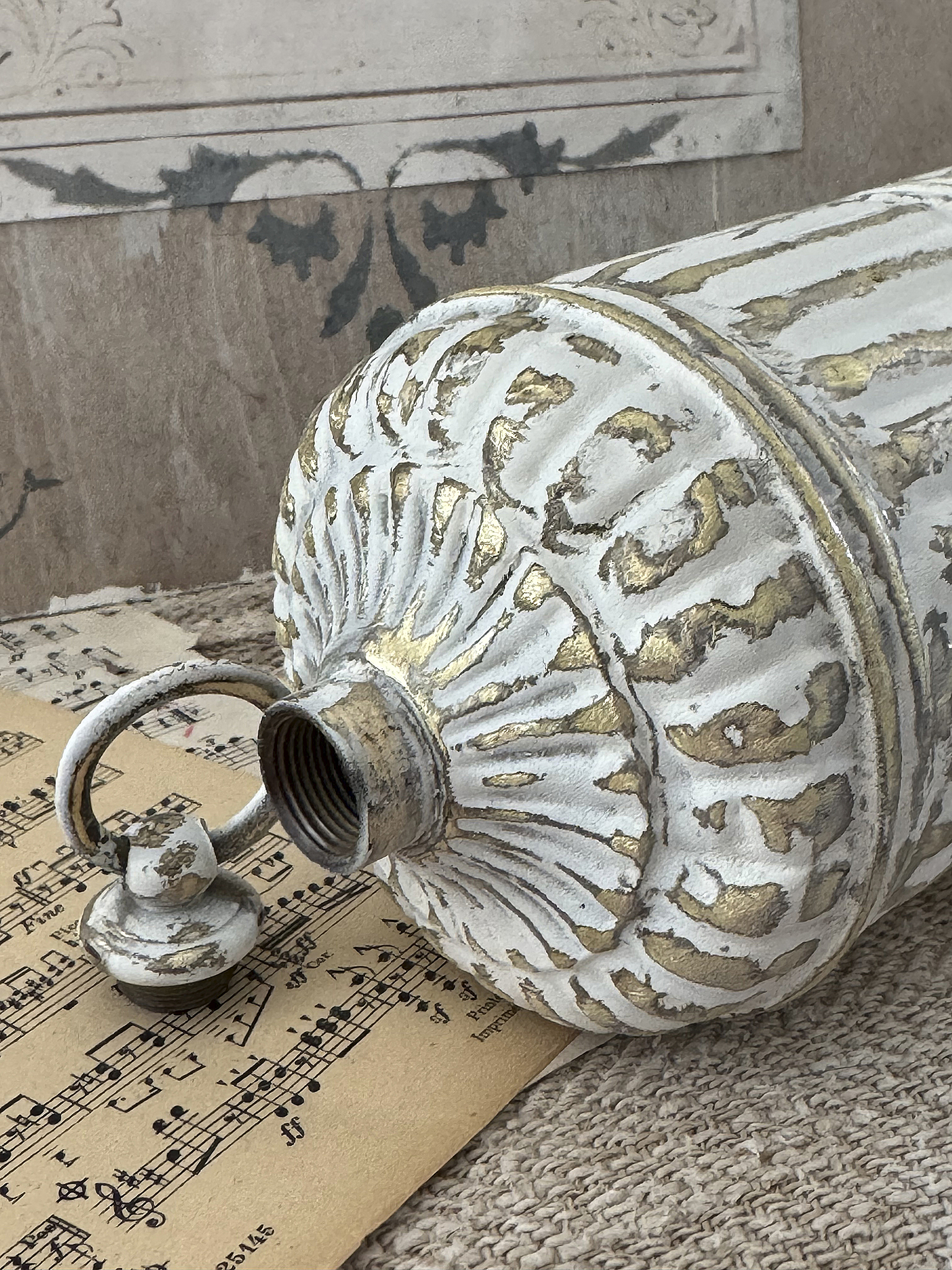 Elegante ausgefallene Messingflasche*** Elegante ausgefallene Messingflasche***