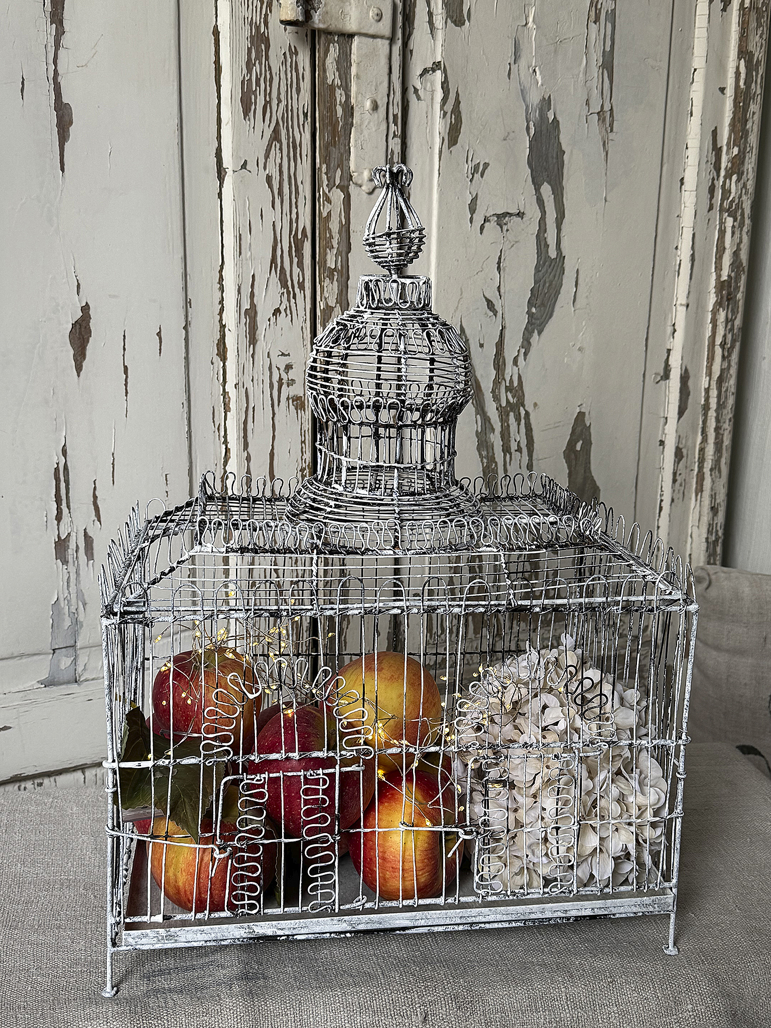 Zauber der Vergangenheit – antiker französischer Vogelkäfig***