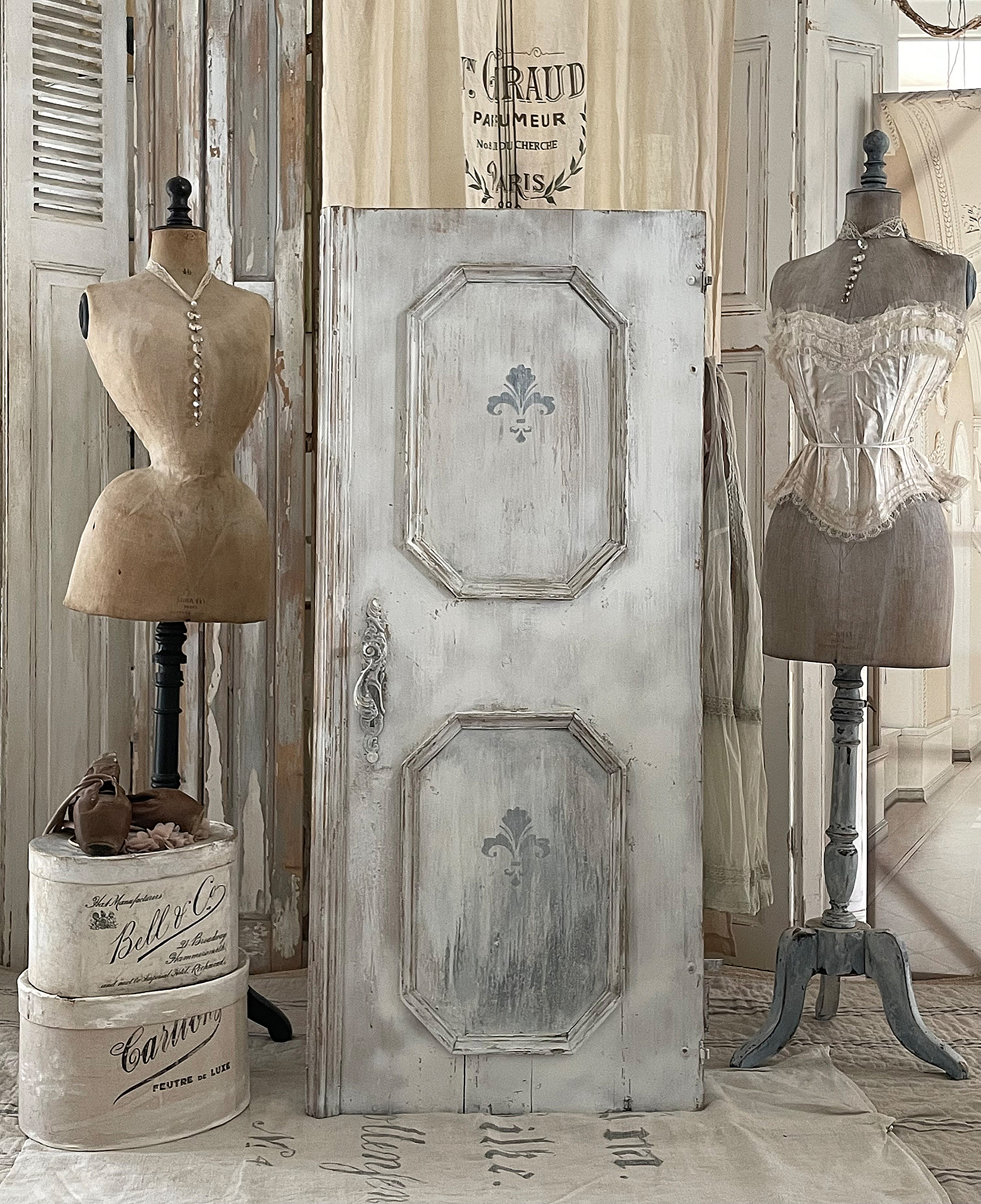 Antike Kassettentür aus Frankreich "shabby pur"*** Antike Kassettentür aus Frankreich "shabby pur"***