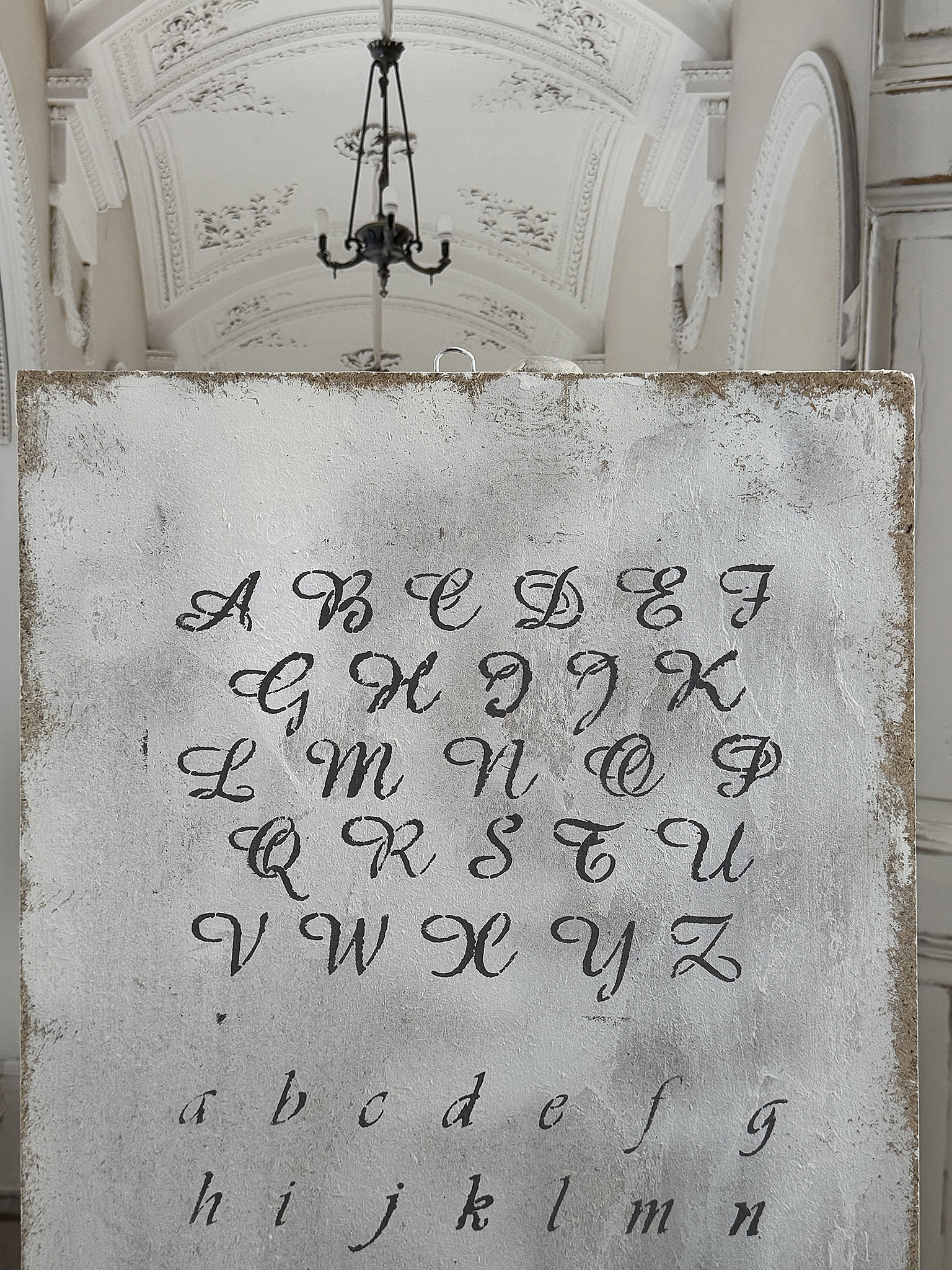 Charmantes Shabby-Holzbild „ABC“ 2***