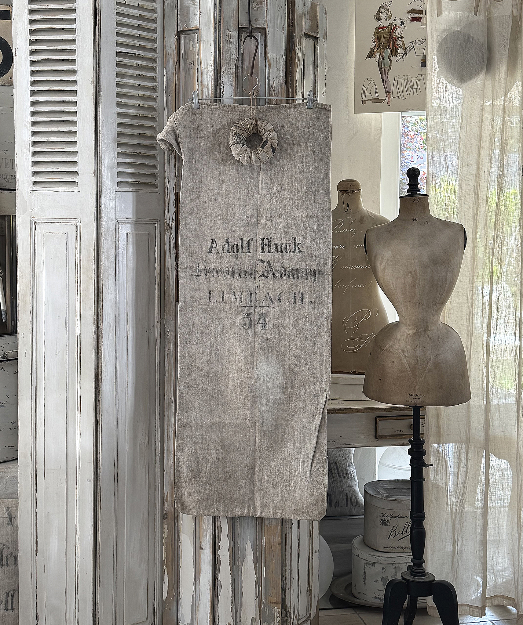 Alter Leinensack/ Mehlsack 54***