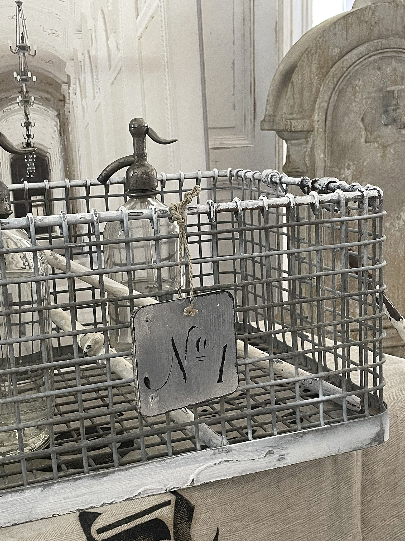 Cooler Eisenkorb Brocante*** Cooler Eisenkorb Brocante***
