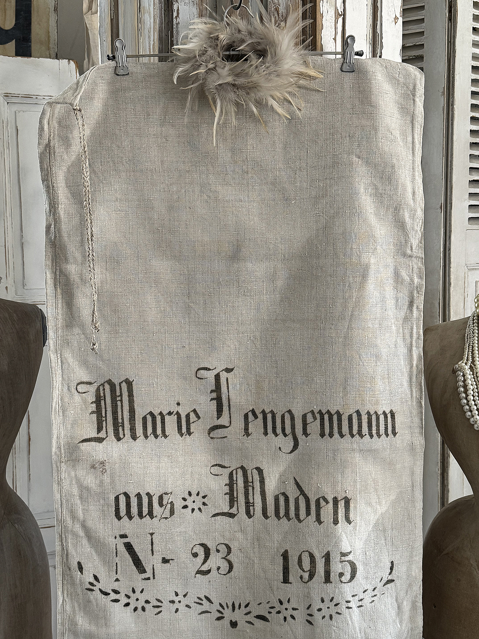  Antiker Mehlsack von 1915 – Nr. 23***