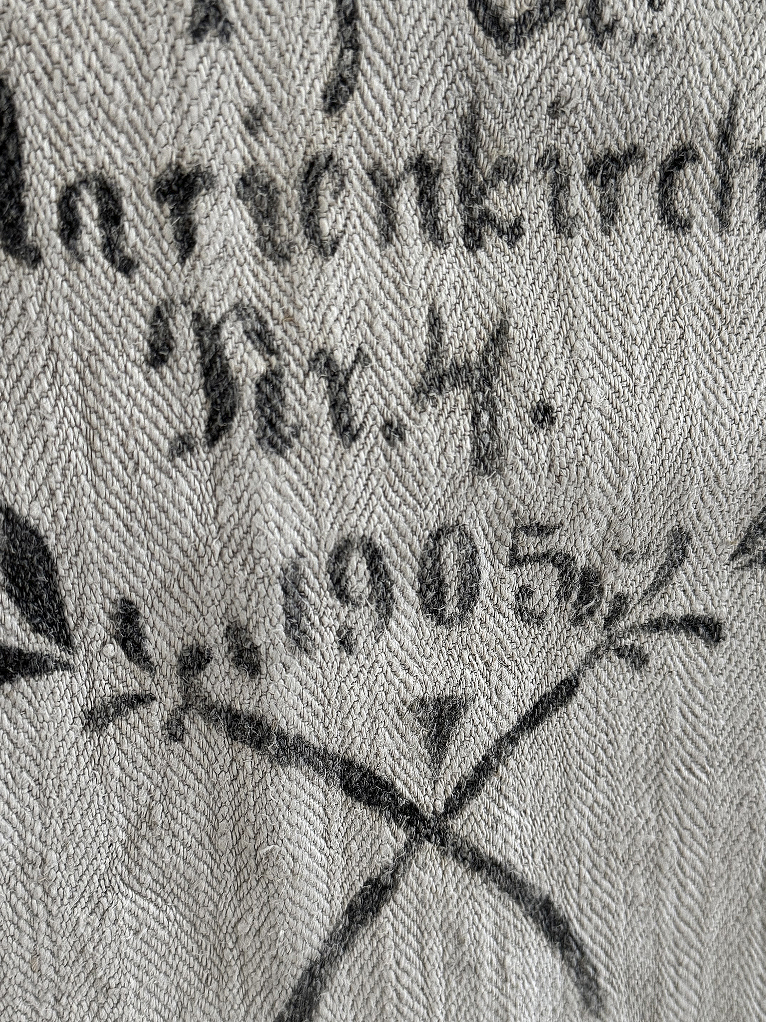 Historischer langer Leinensack/ Mehlsack 1905** Historischer langer Leinensack/ Mehlsack 1905**