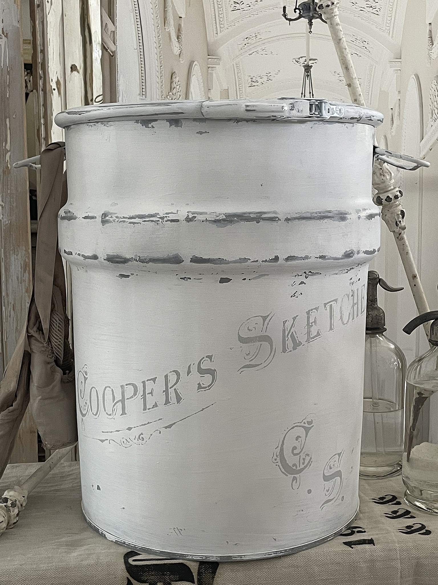 Tonne aus Aluminium Cooper`s *** Tonne aus Aluminium Cooper`s ***
