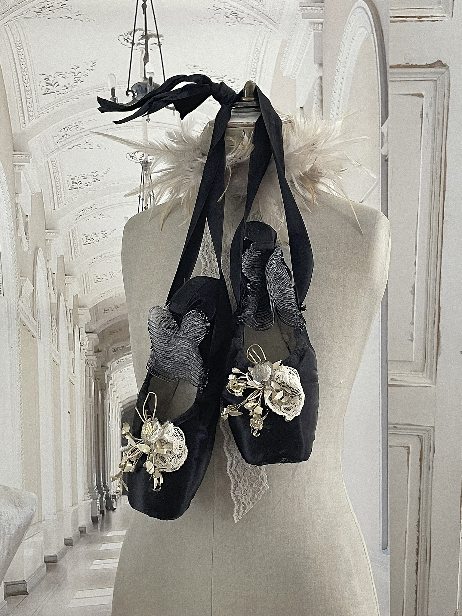 Spitzenschuhe Vintage-Schwarz*** Spitzenschuhe Vintage-Schwarz***