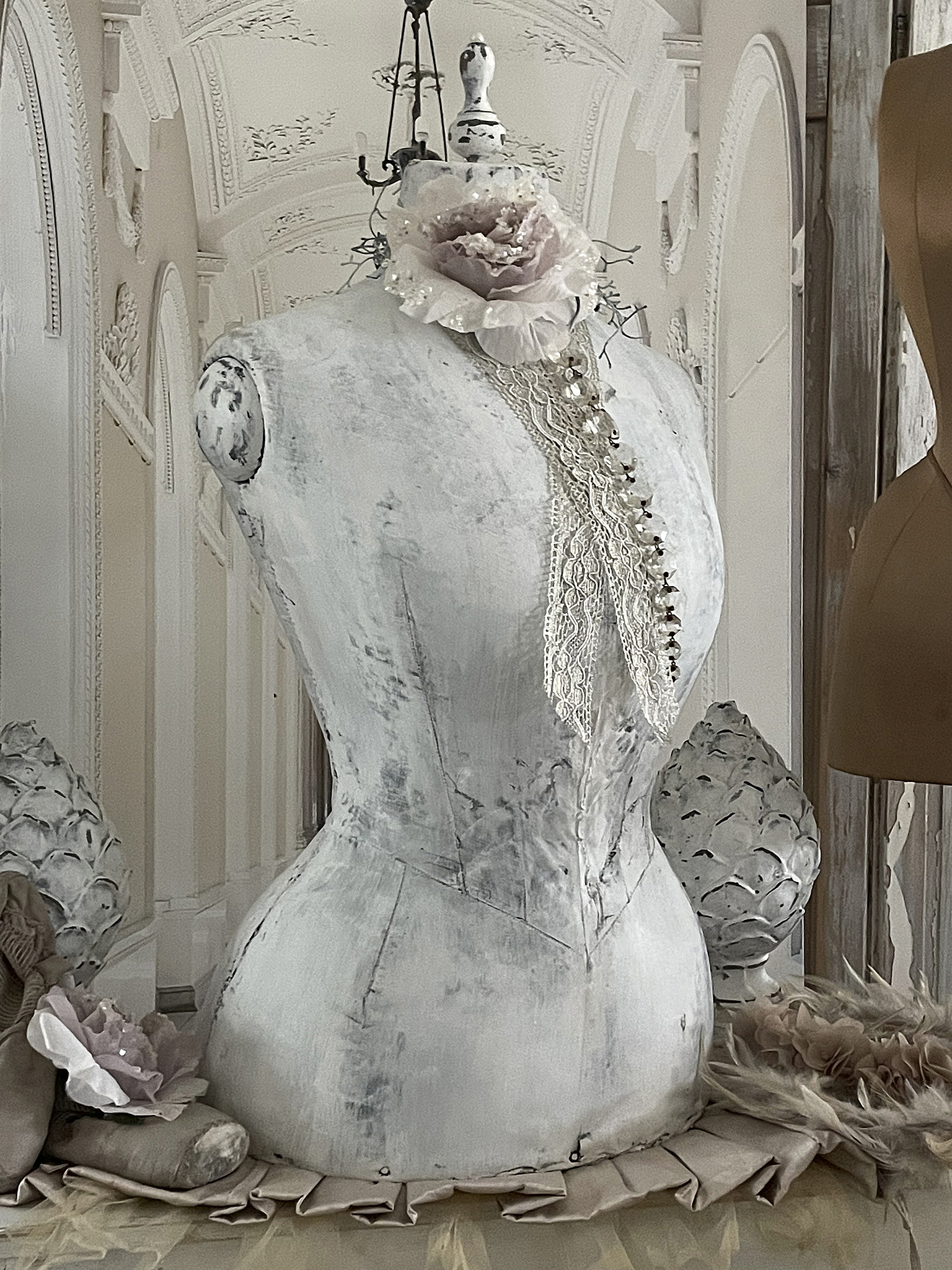 Antike Schneiderpuppe / Torso Wespentaille*** Antike Schneiderpuppe / Torso Wespentaille***