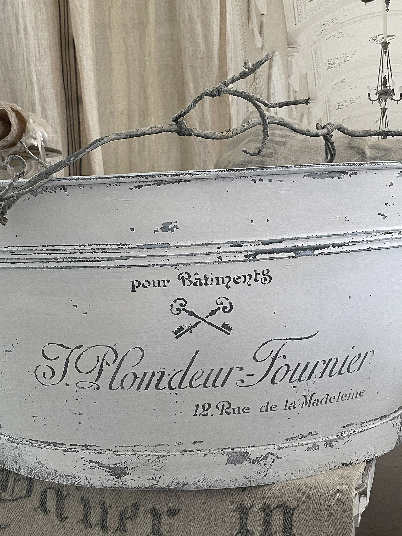 Alte große Zinkwanne Plomdeur*** Alte große Zinkwanne Plomdeur***