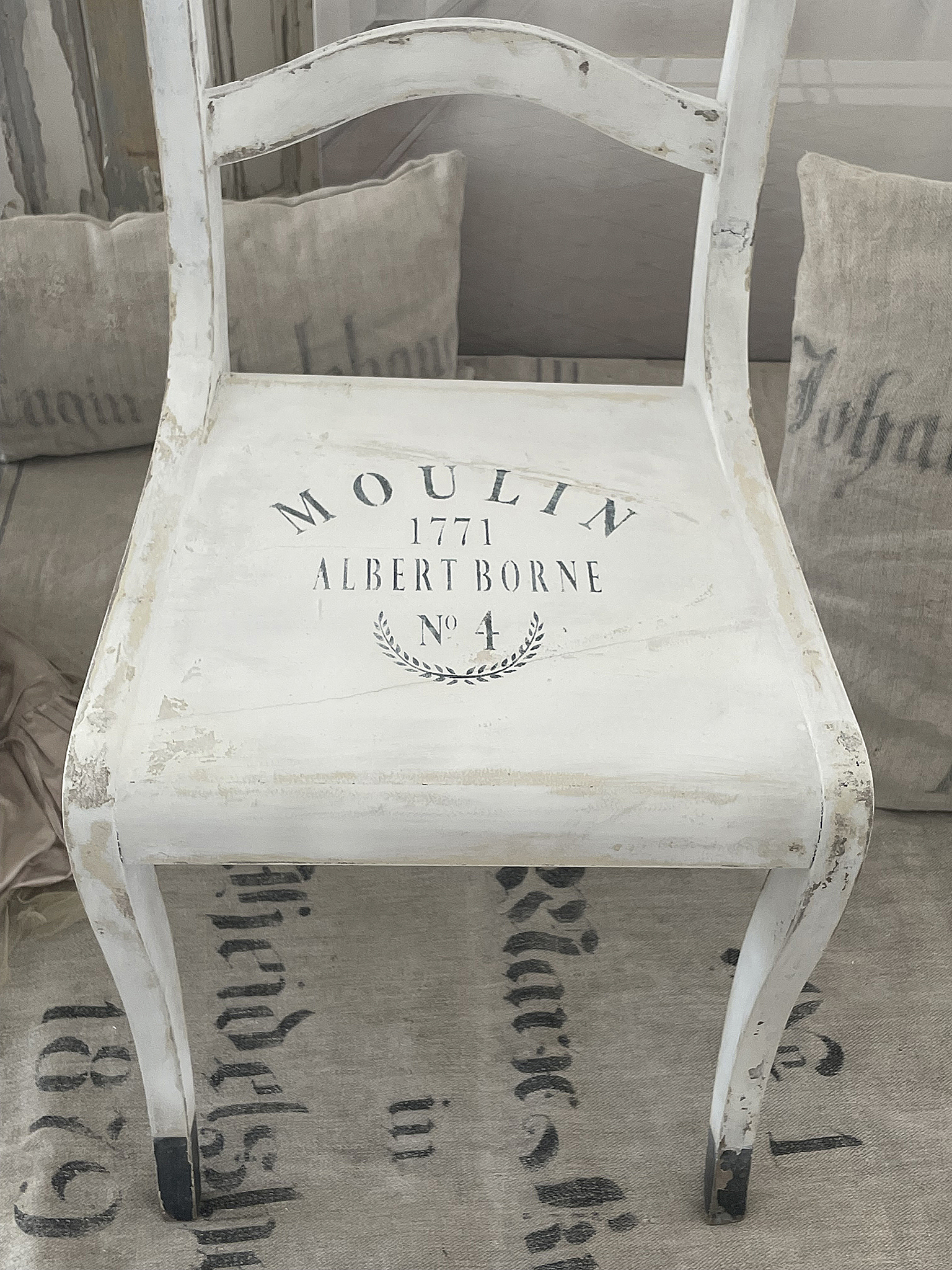 Antiker Shabby-Stuhl- Biedermeier*** Antiker Shabby-Stuhl- Biedermeier***