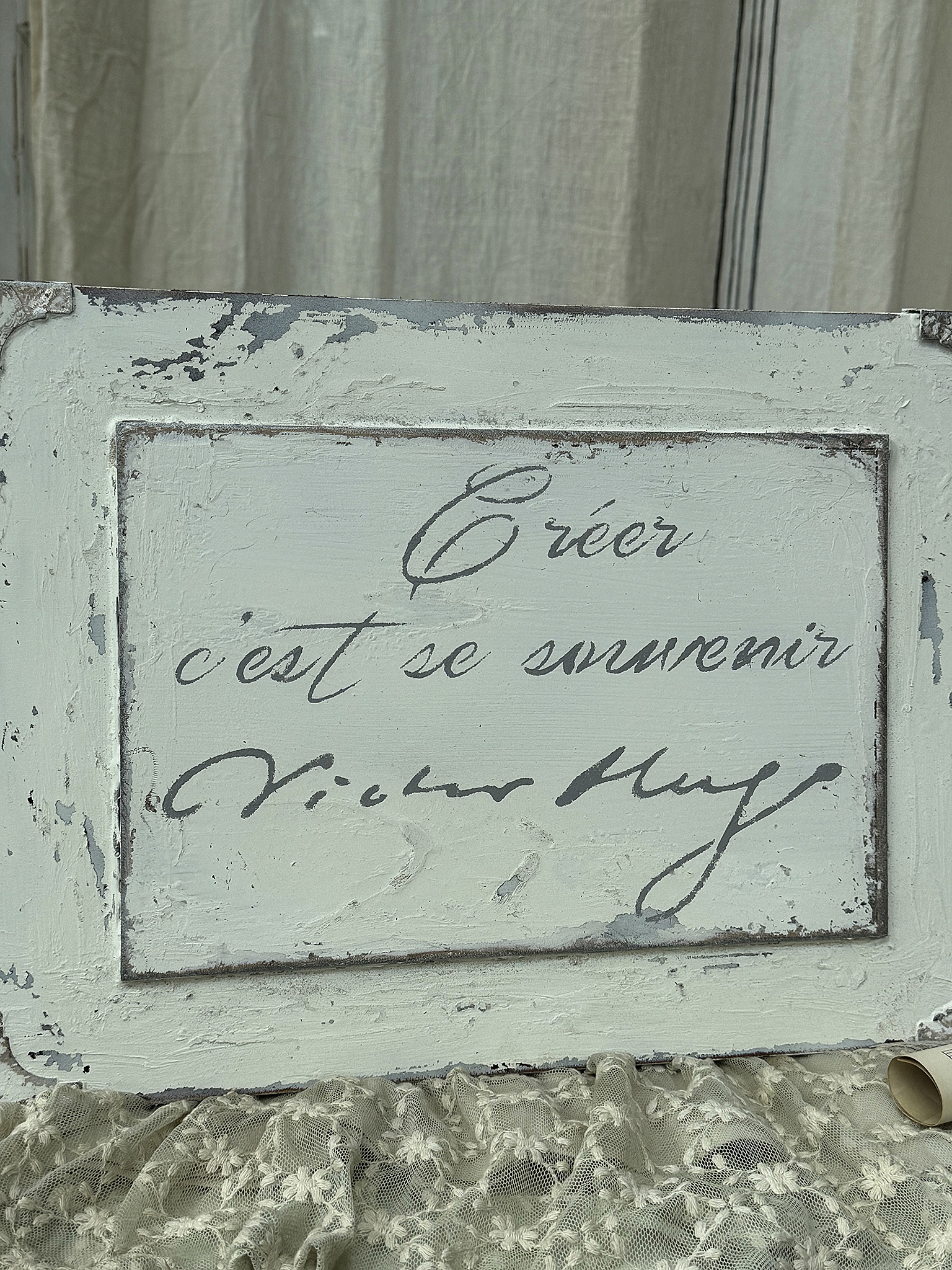Altes Bild „Erinnern“ im Vintage-Stil***