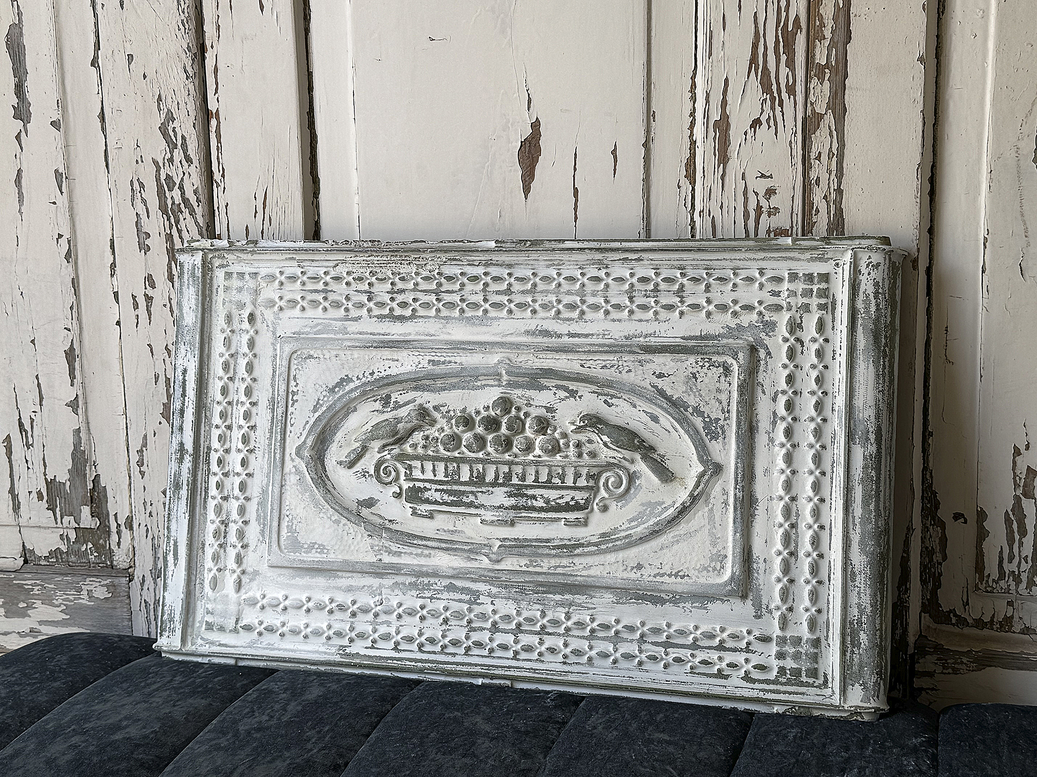 Jugendstil Ofenplatte aus Gusseisen***