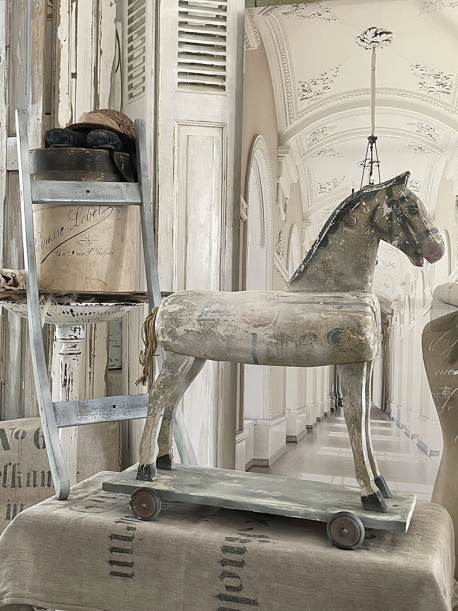 Altes Schaukelpferd Shabby-pur*** Altes Schaukelpferd Shabby-pur***