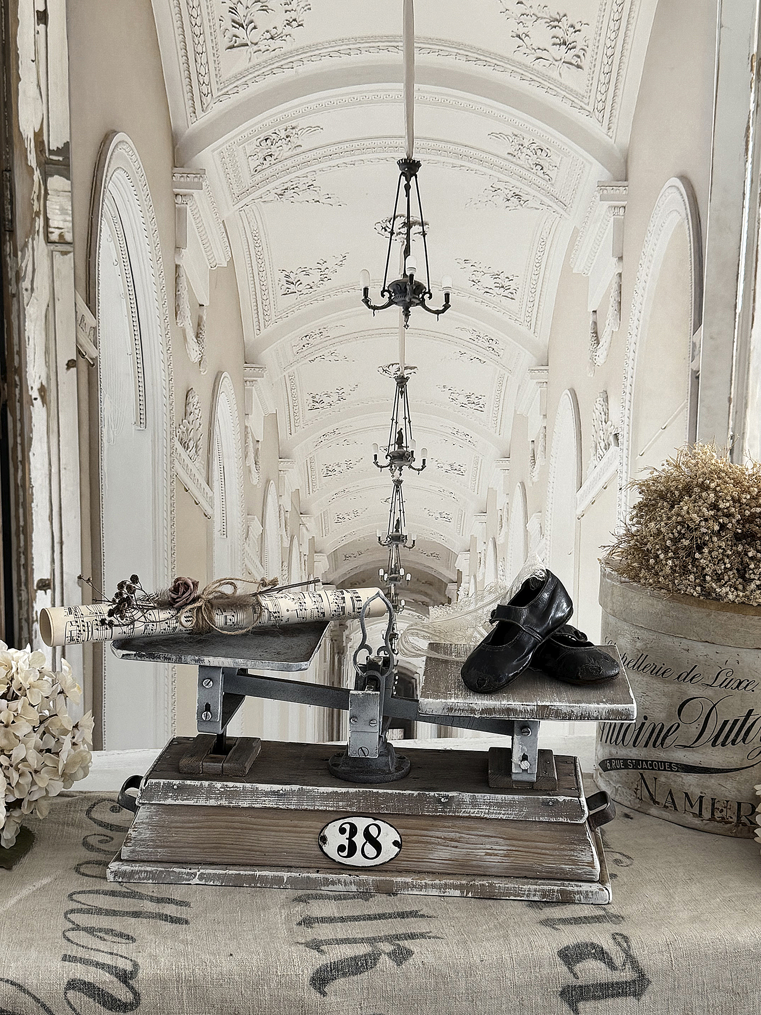 Alte Balkenwaage Nr. 38 – seltenes Vintage-Exemplar***