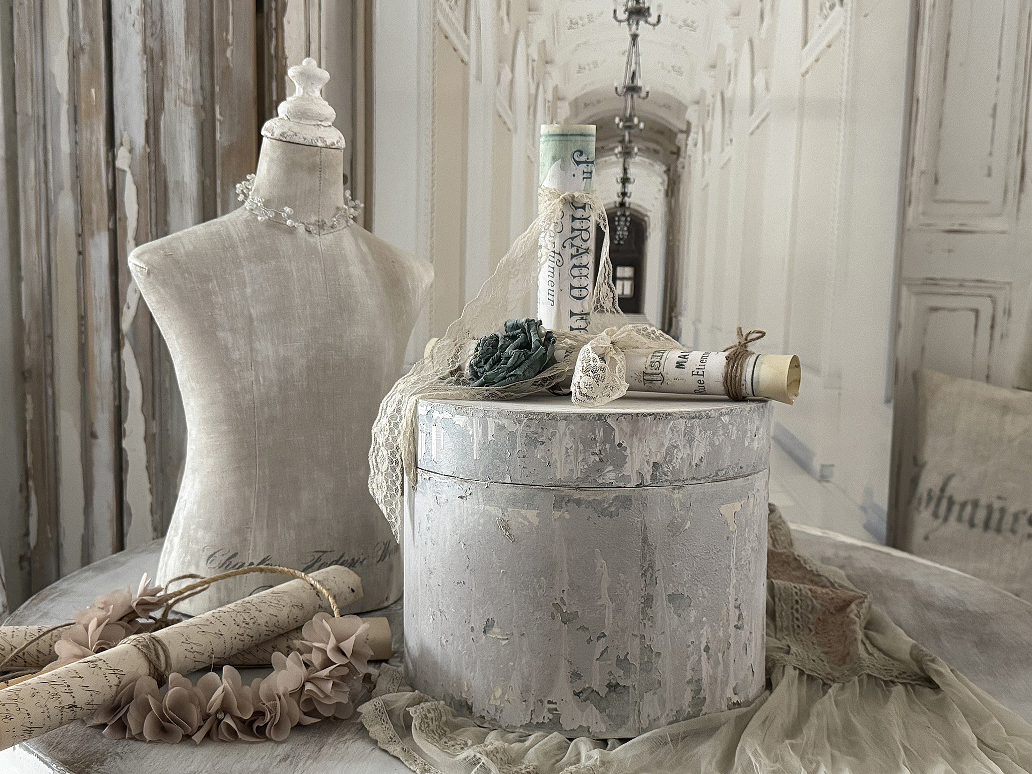 Charmante Hutschachtel mit Deko*** 