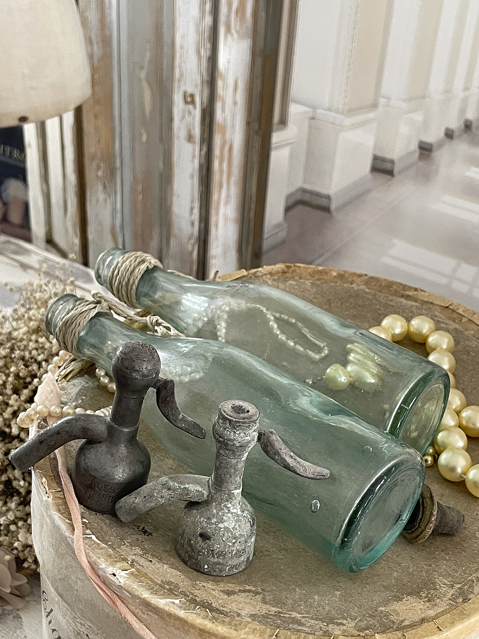 Brocante alte kleine Sodaflasche Brocante alte kleine Sodaflasche