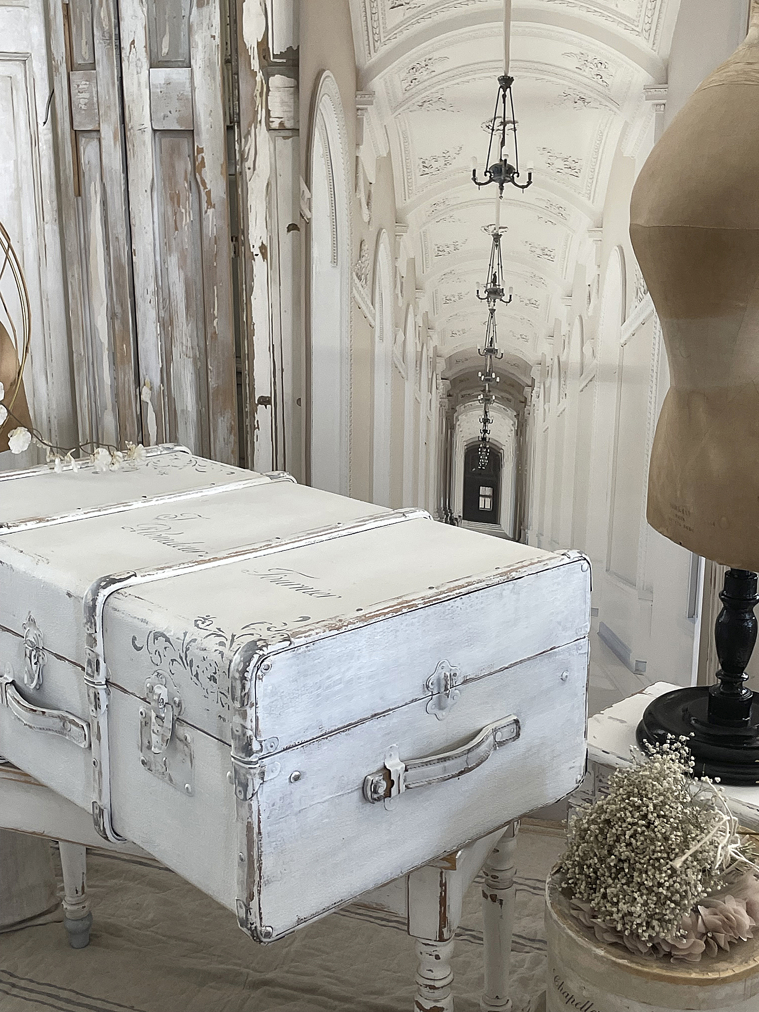 Nostalgischer großer Shabby-Überseekoffer Plomdeur*** Nostalgischer großer Shabby-Überseekoffer Plomdeur***