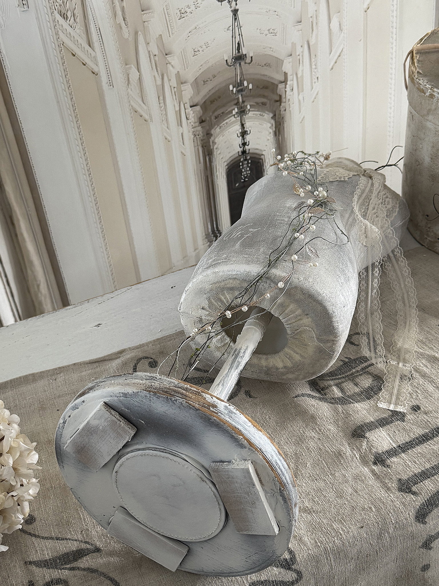 Alte Kinderschneiderpuppe „Romantik“ – bezauberndes Vintage-Stück***