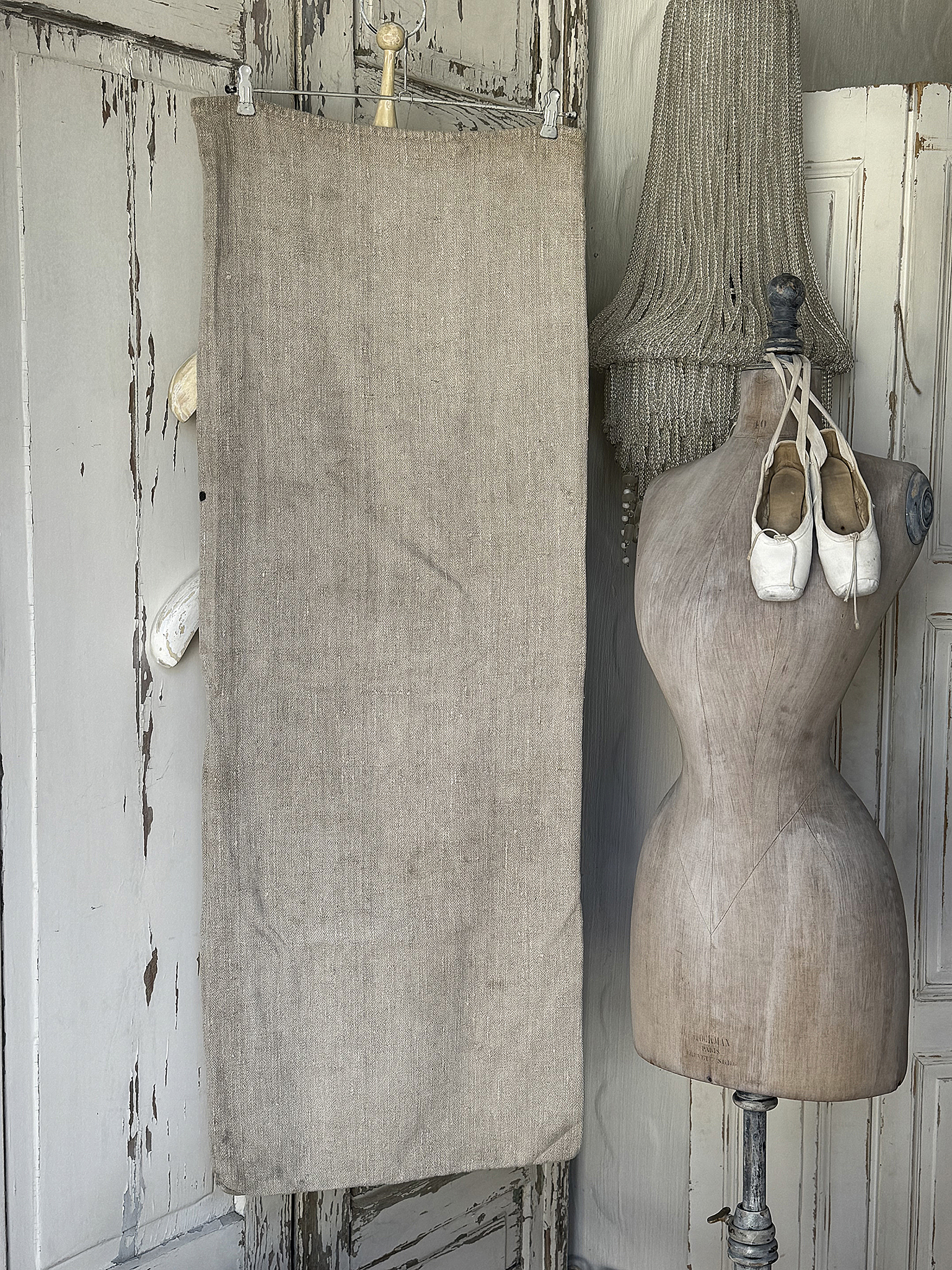 Alter Leinensack/ Mehlsack Schreibschrift No.6***