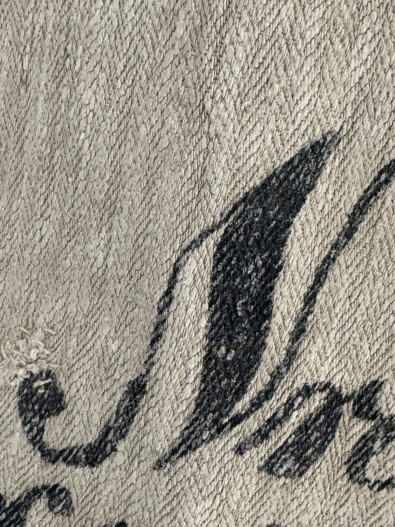 Historischer Leinensack / Getreidesack von 1880 mit Originaldruck***