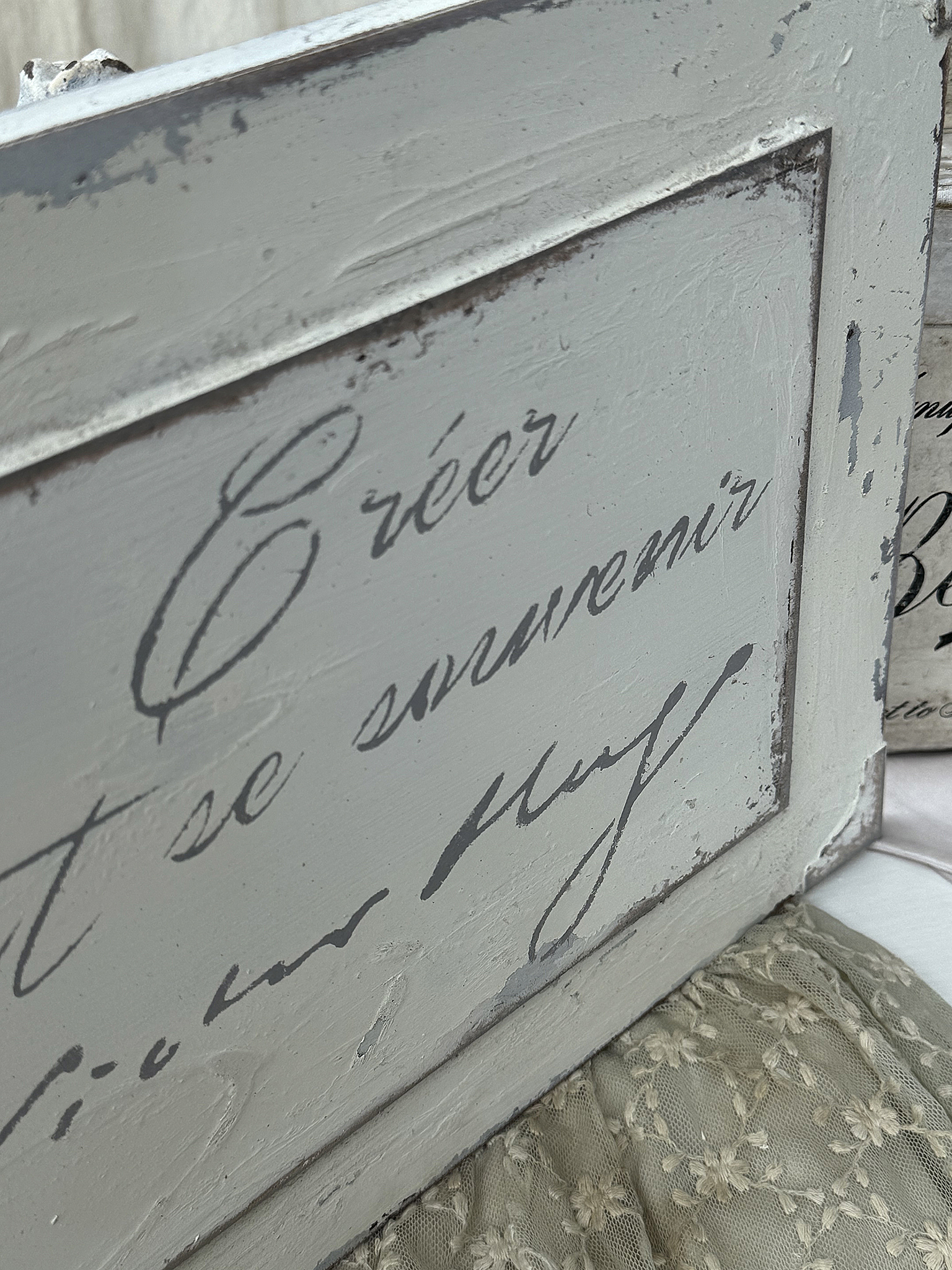 Altes Bild „Erinnern“ im Vintage-Stil***