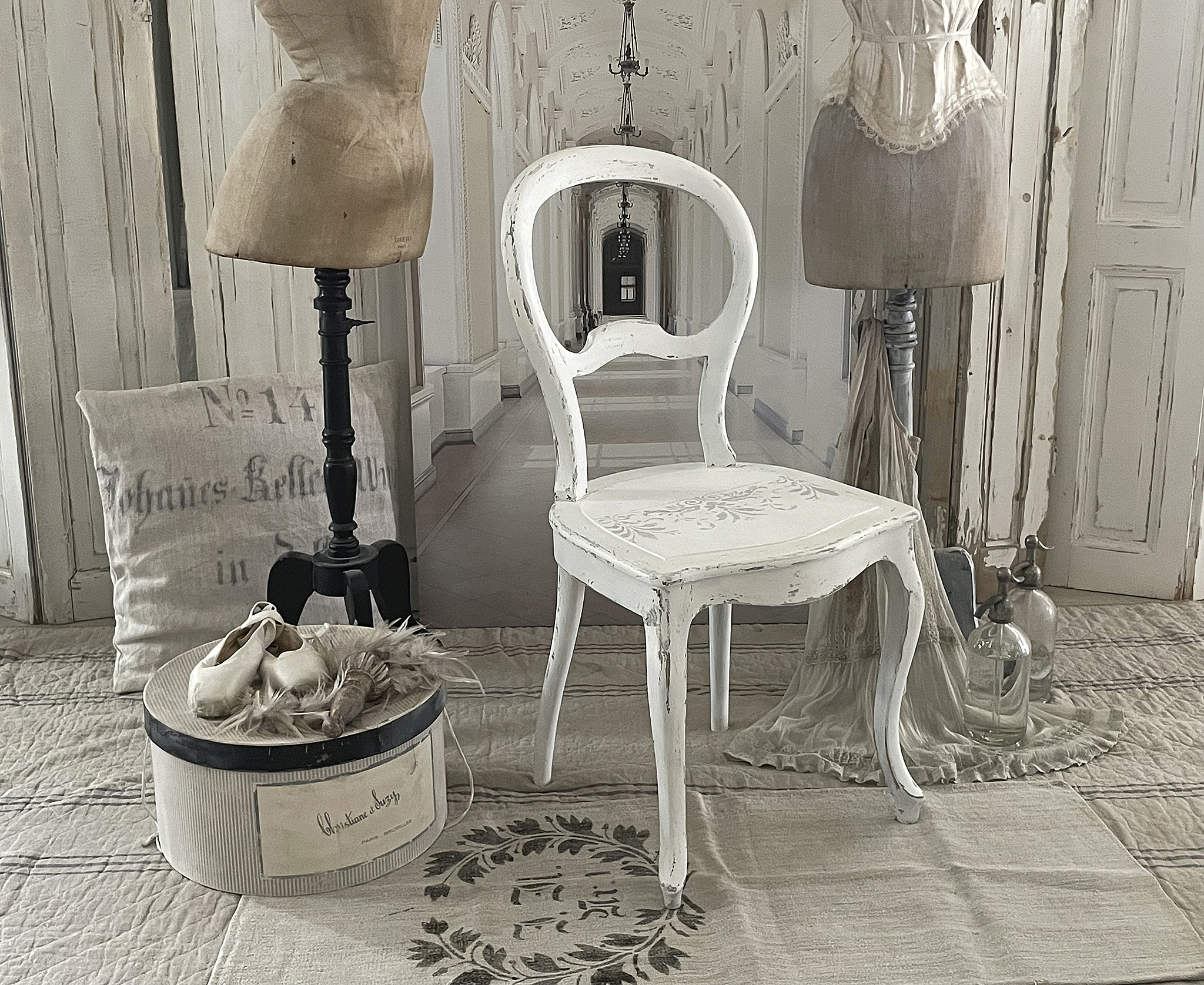 Vintage Louis Phillipe Stuhl***