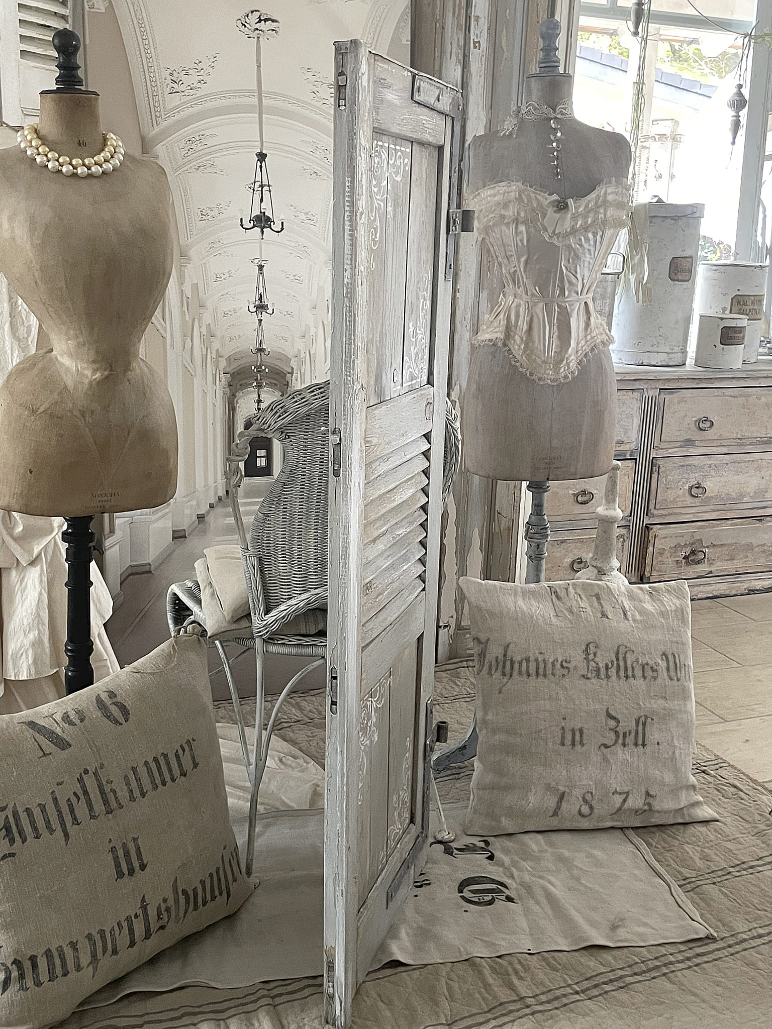 Antiker Fensterladen Shabby-pur Antiker Fensterladen Shabby-pur