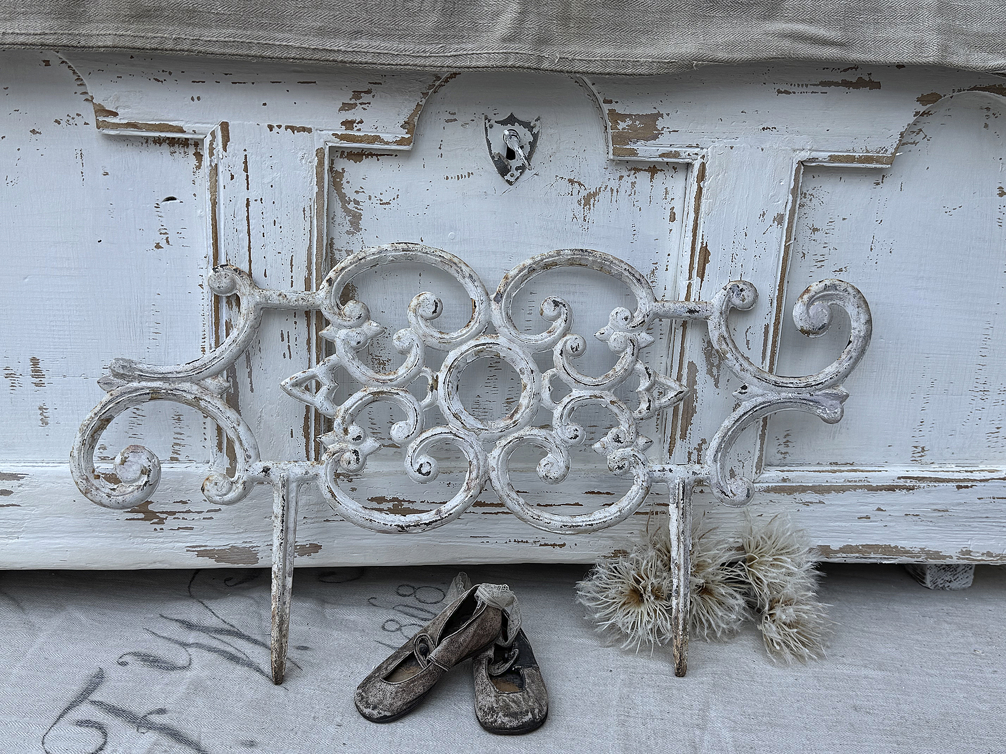 Alter Beetstecker Shabby-pur***