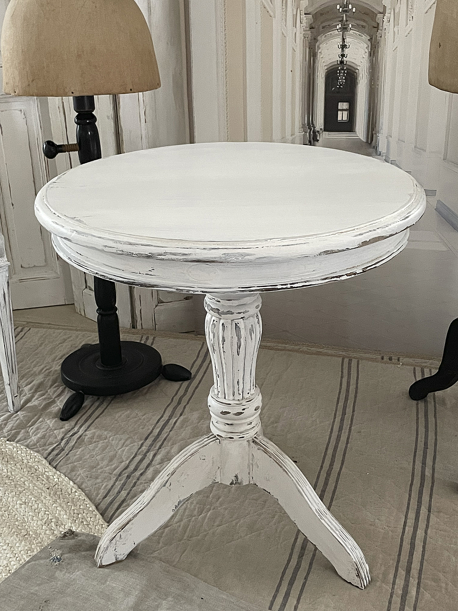 Runder Gründerzeit Shabby Tisch/Beistelltisch*** Runder Gründerzeit Shabby Tisch/Beistelltisch***