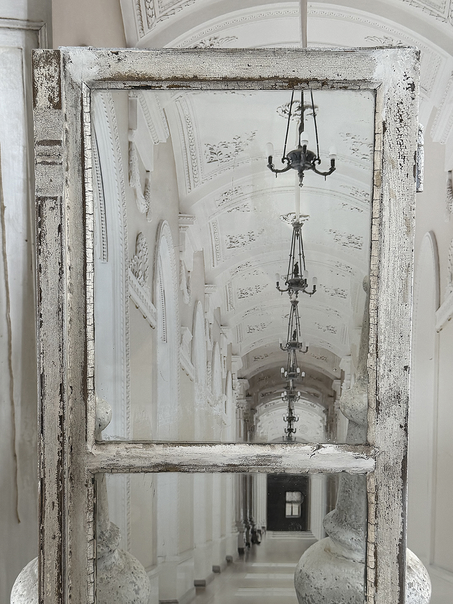 Antiker Fensterflügel mit Originalpatina – Vintage Shabby Chic Fenster mit alten Glasscheiben & Holzdetails***