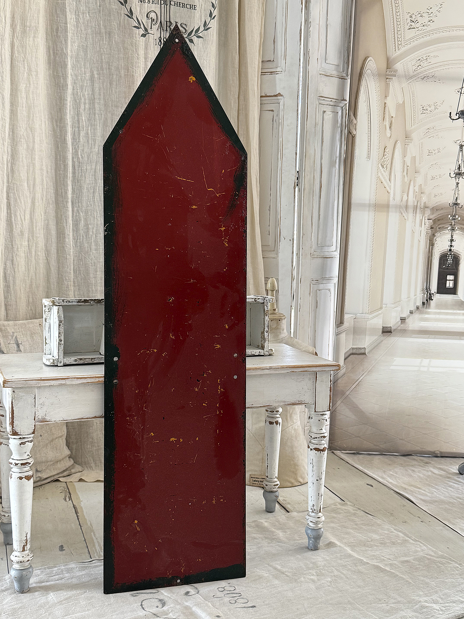 Altes großes Eisenschild „Alte Burgschmiede“ – selten & imposant***