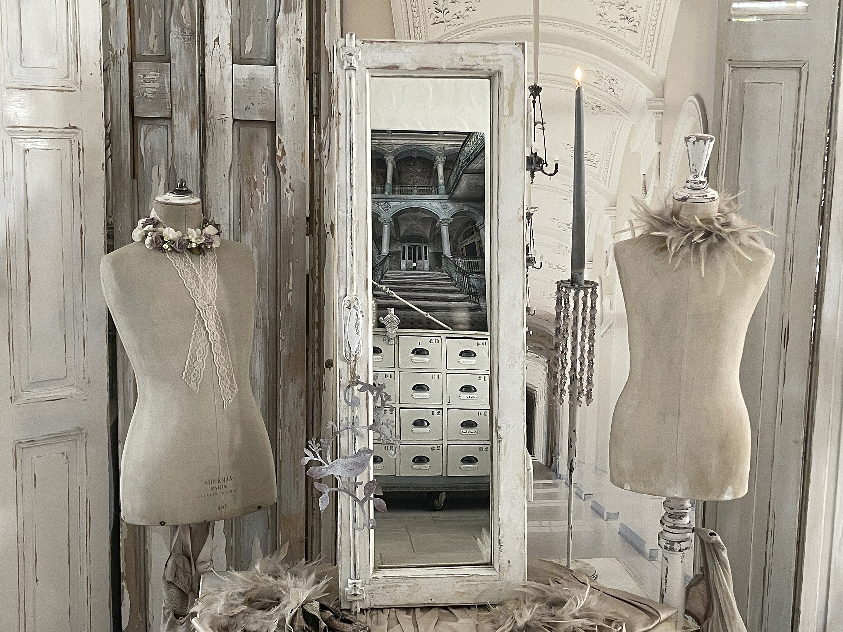 Fensterspiegel Shabby-pur Vogel** Fensterspiegel Shabby-pur Vogel**