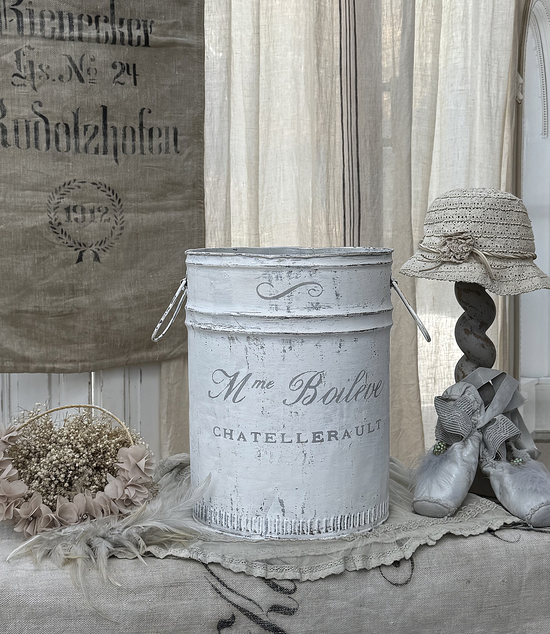 Alter Zinkeimer Boileve